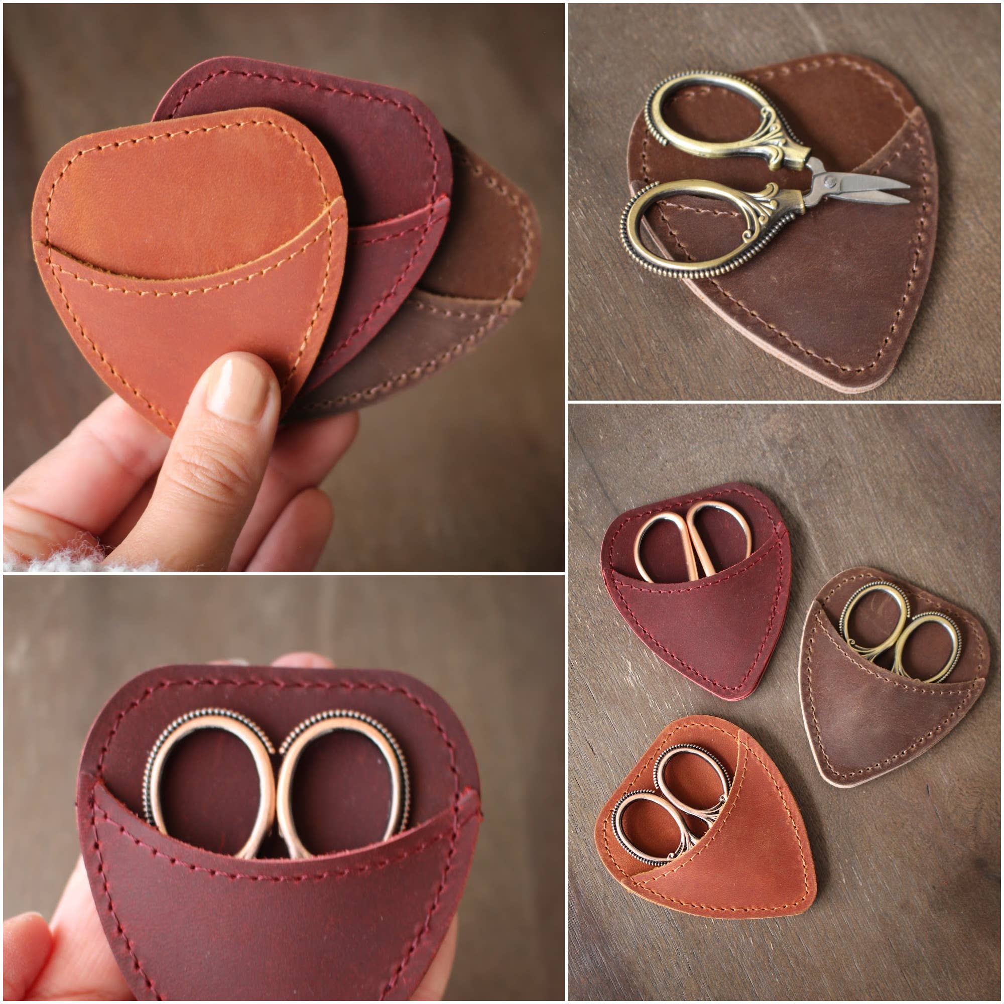 Mini Scissor Keeper - Chestnut