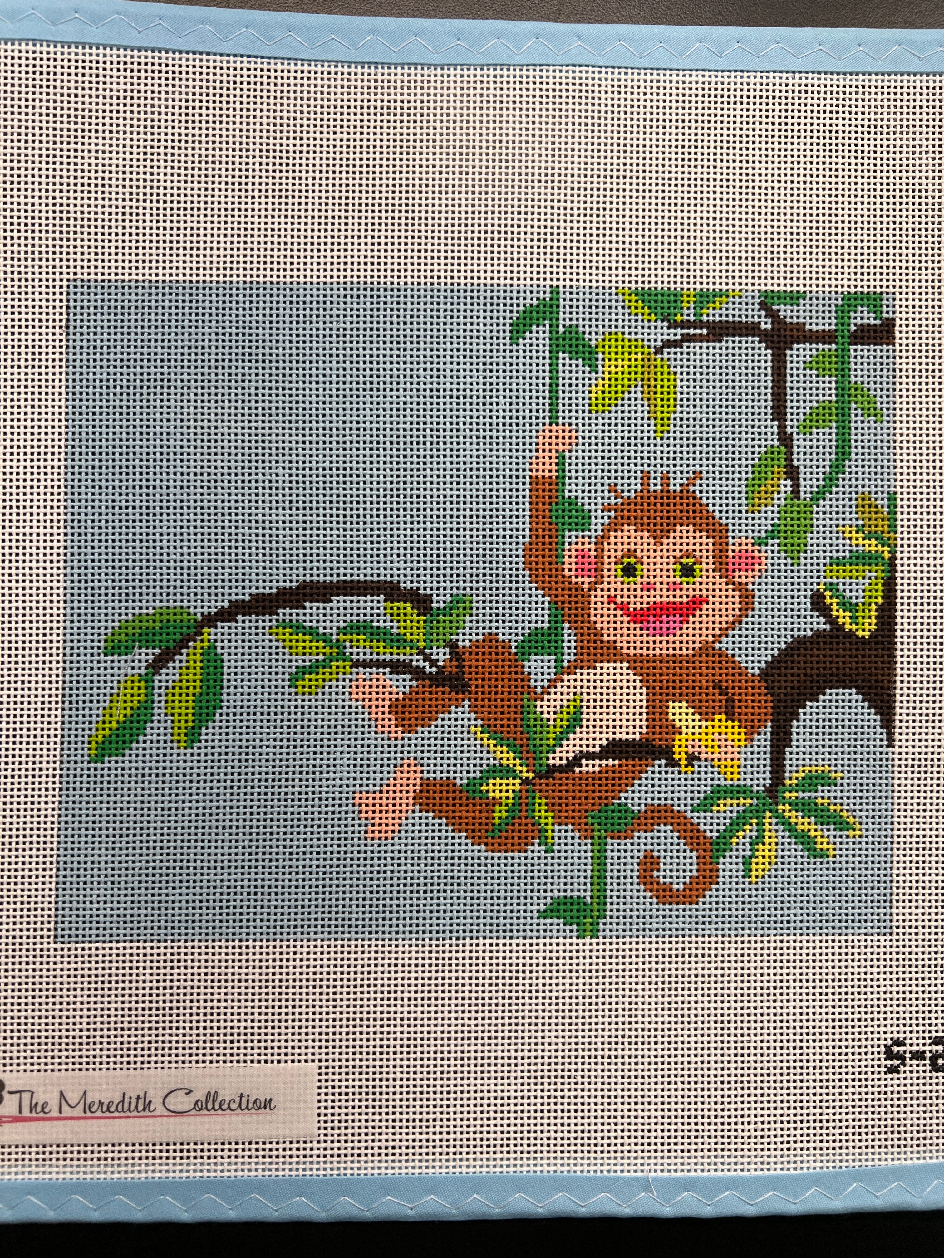 Monkey in Tree Pillow