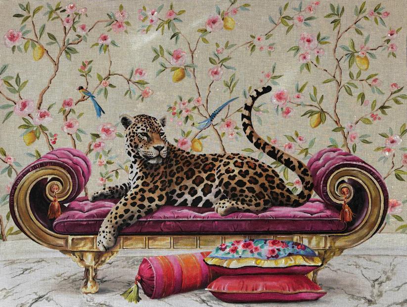 Leopard Chair Tapestry