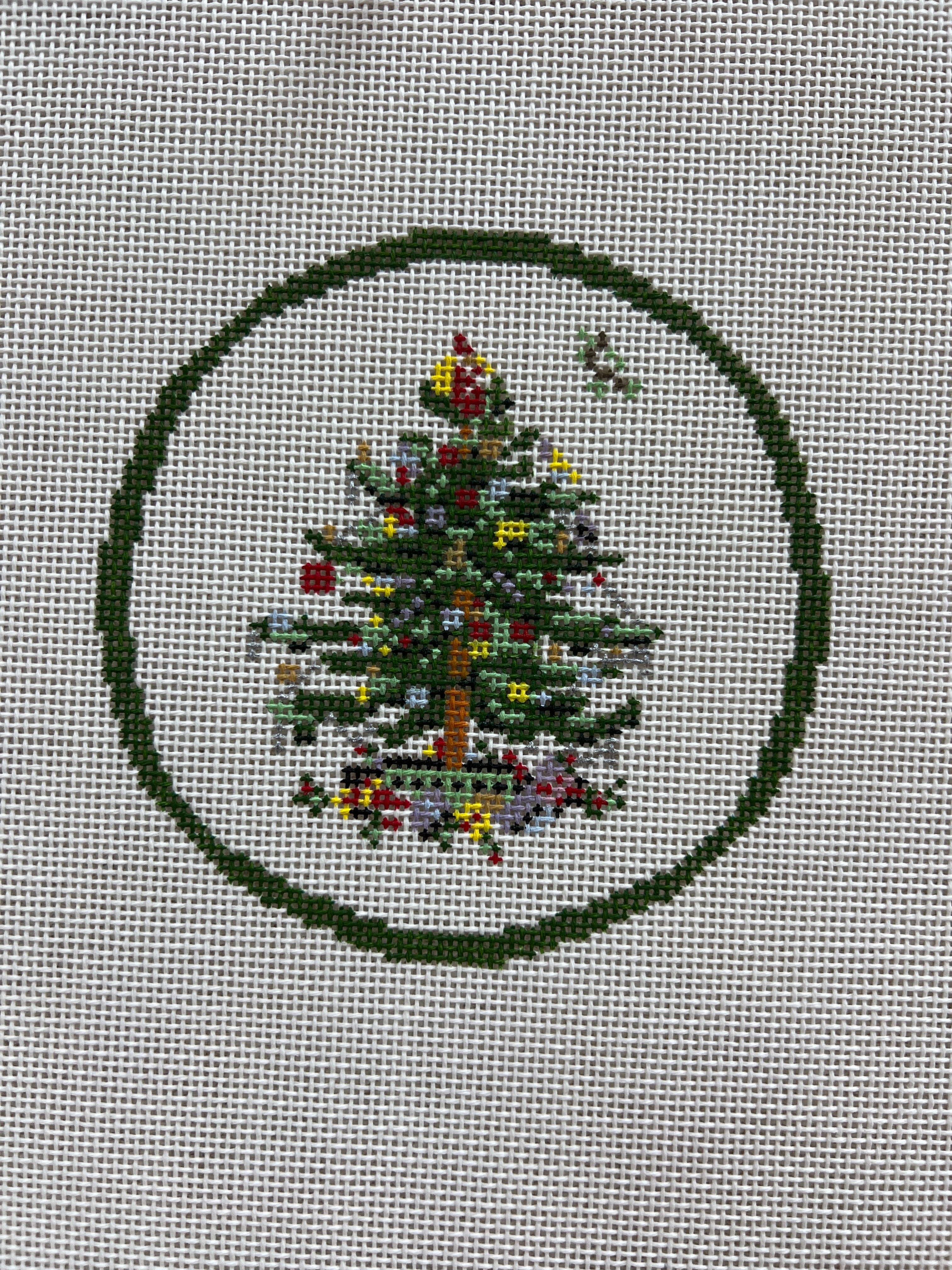 Transferware Christmas Plate