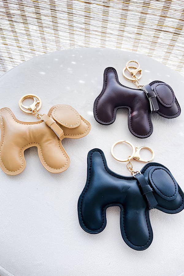 Faux Leather Dog Purse Chains