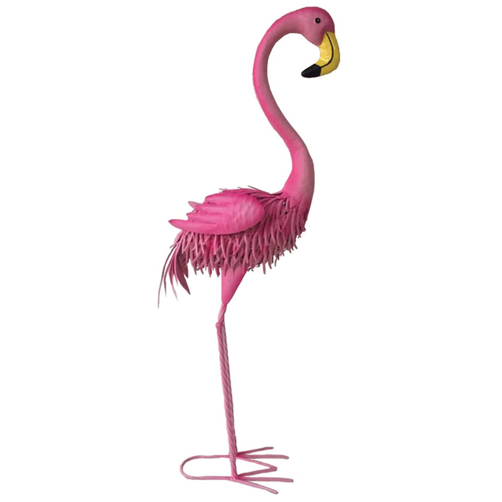40 inch Iron Flamingo