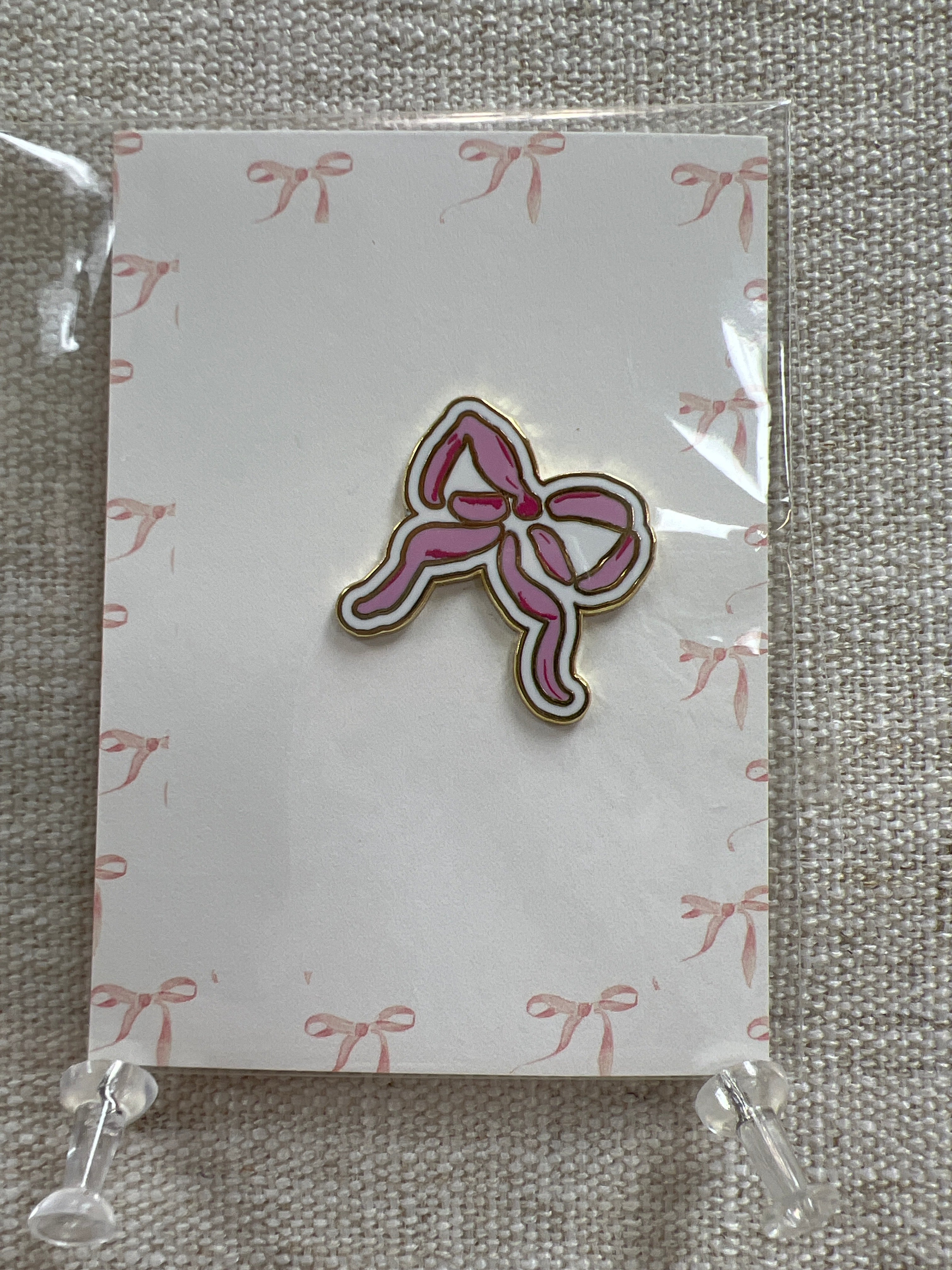 Pink Bow Needleminder