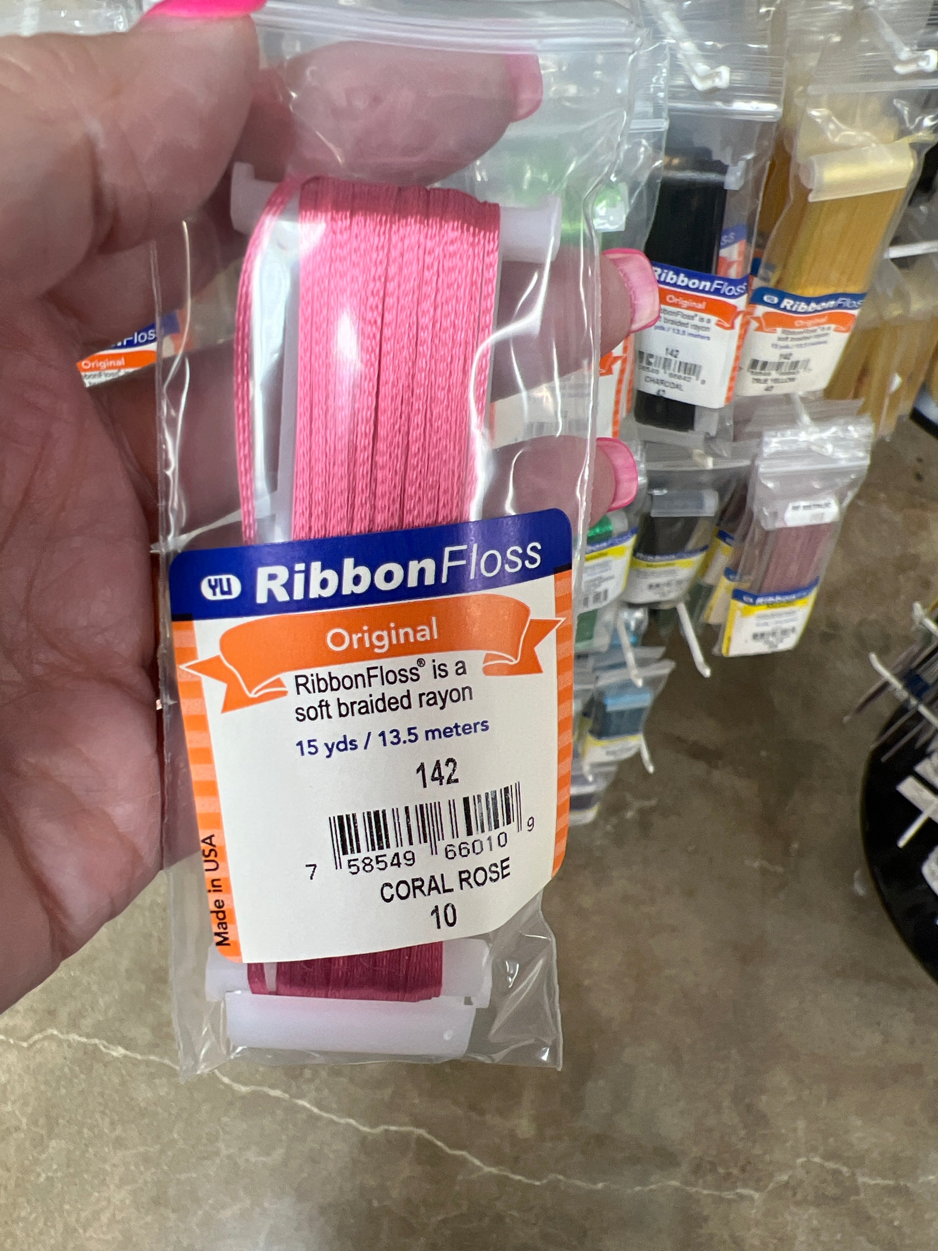 Ribbon Floss 142-010 Coral Rose