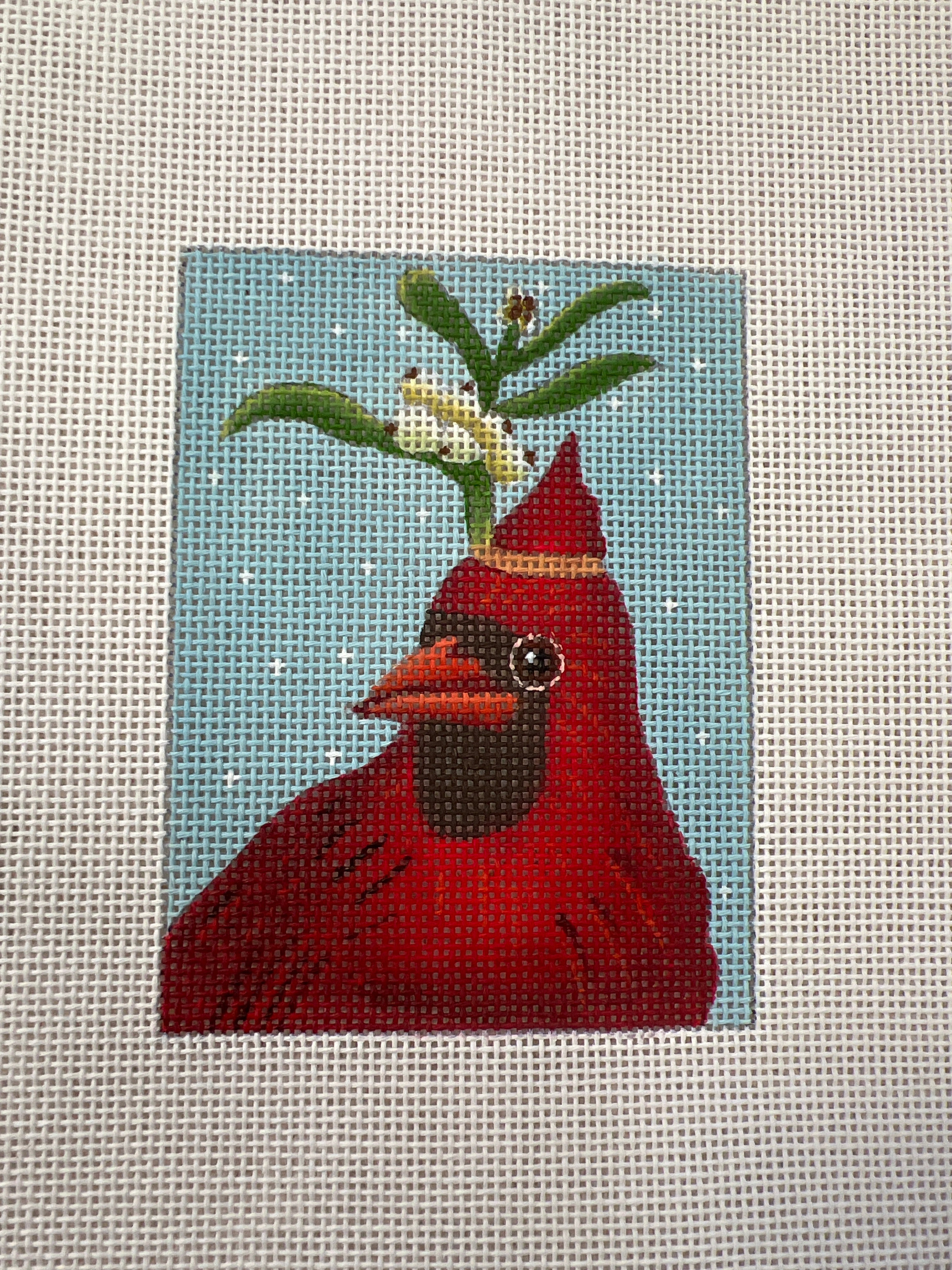 Cardinal with Berries