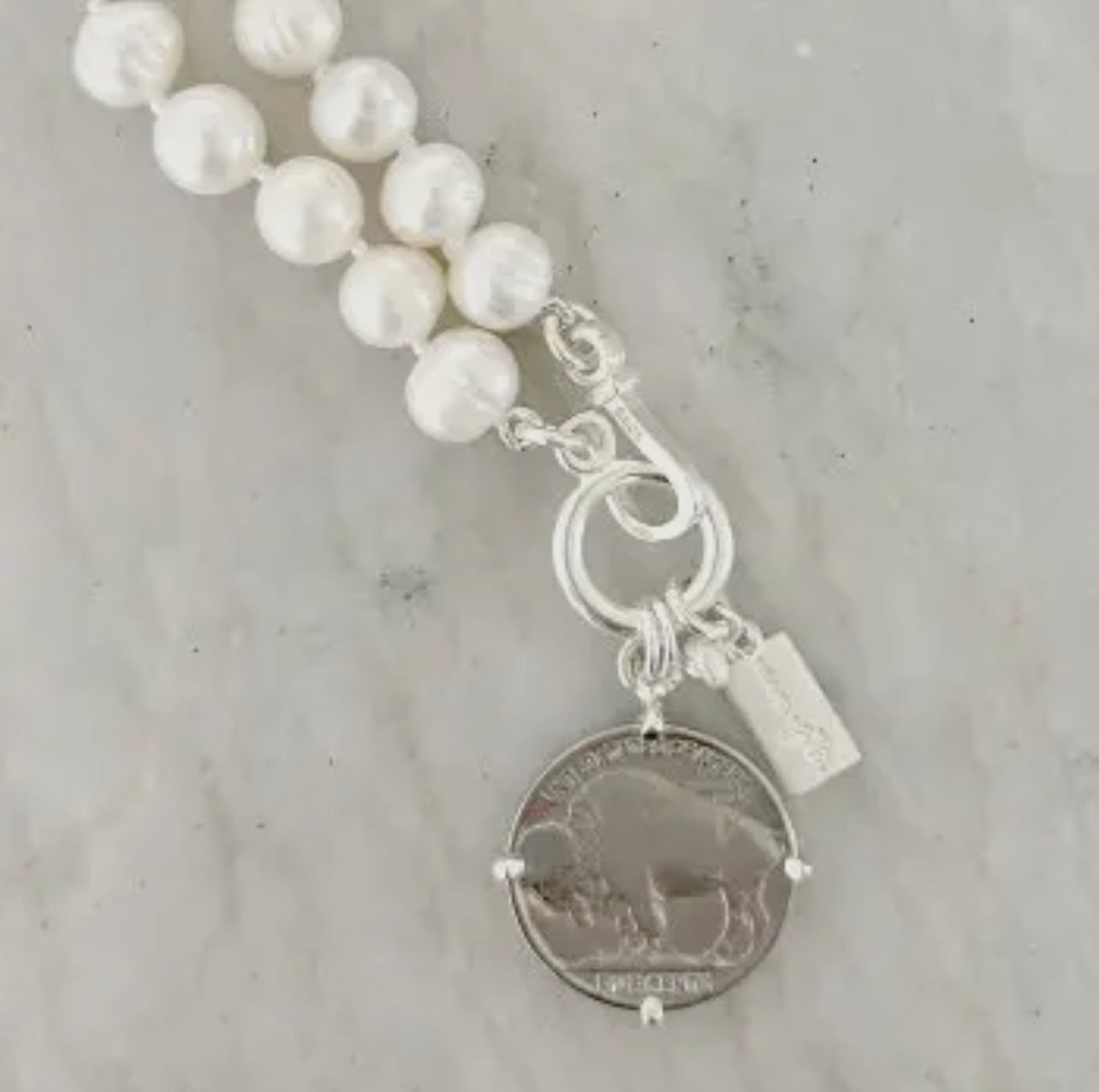 Buffalo Pearl Necklace