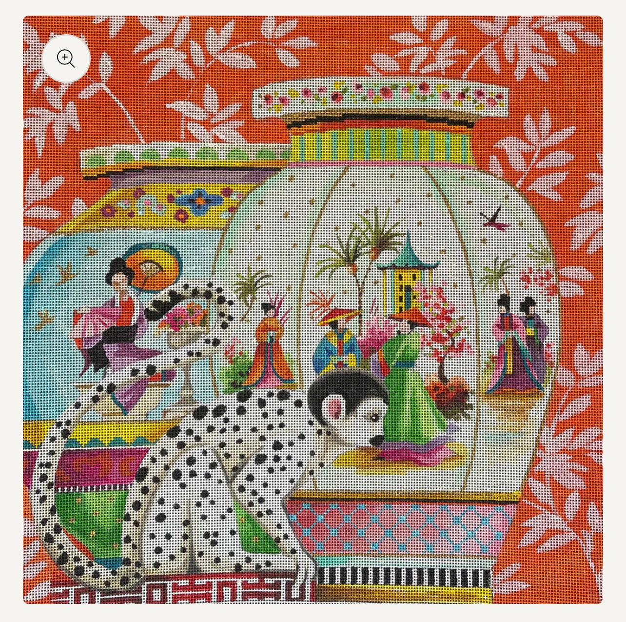 Monkey with Urns (red)