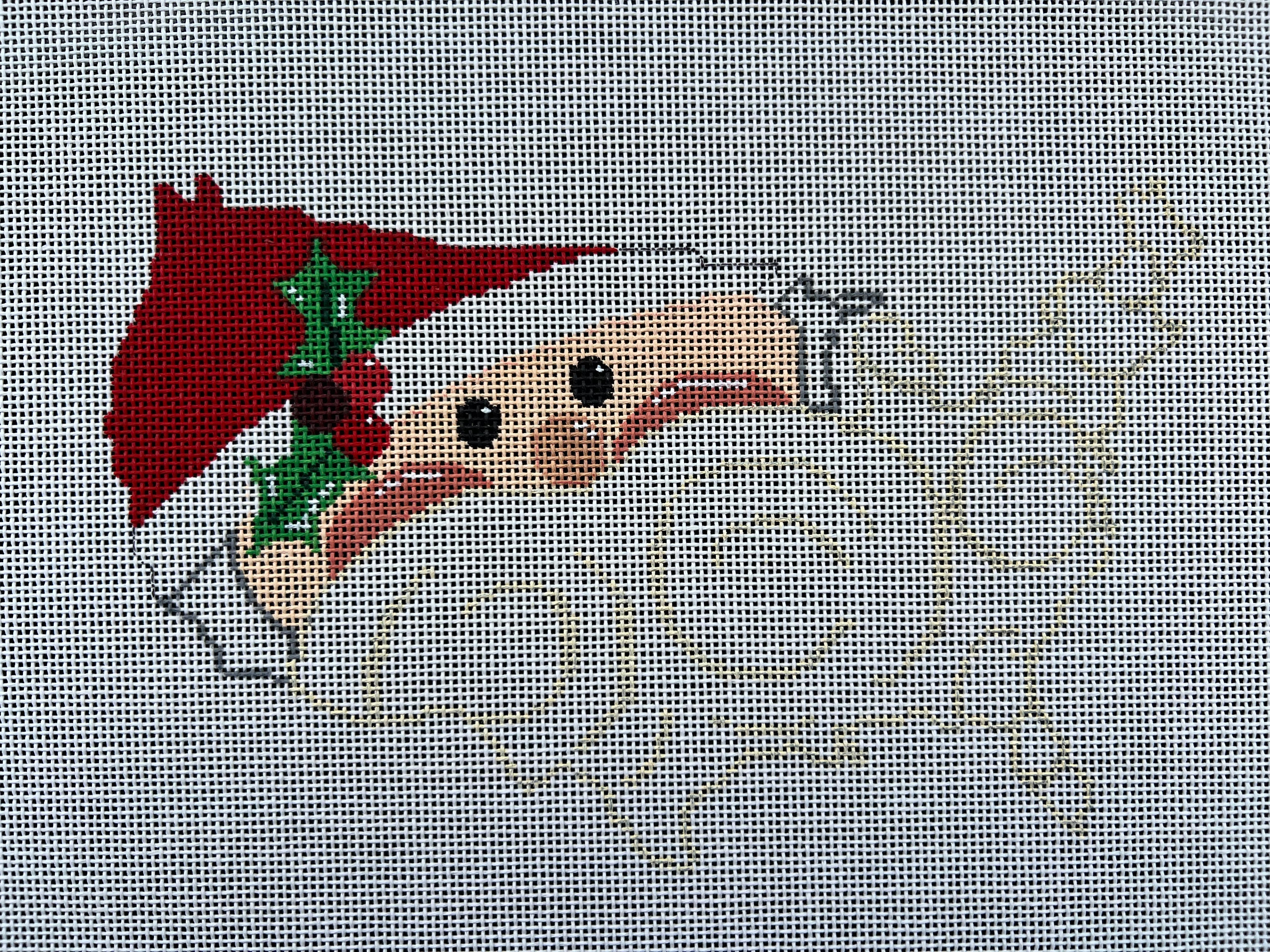 United States Shaped Santa