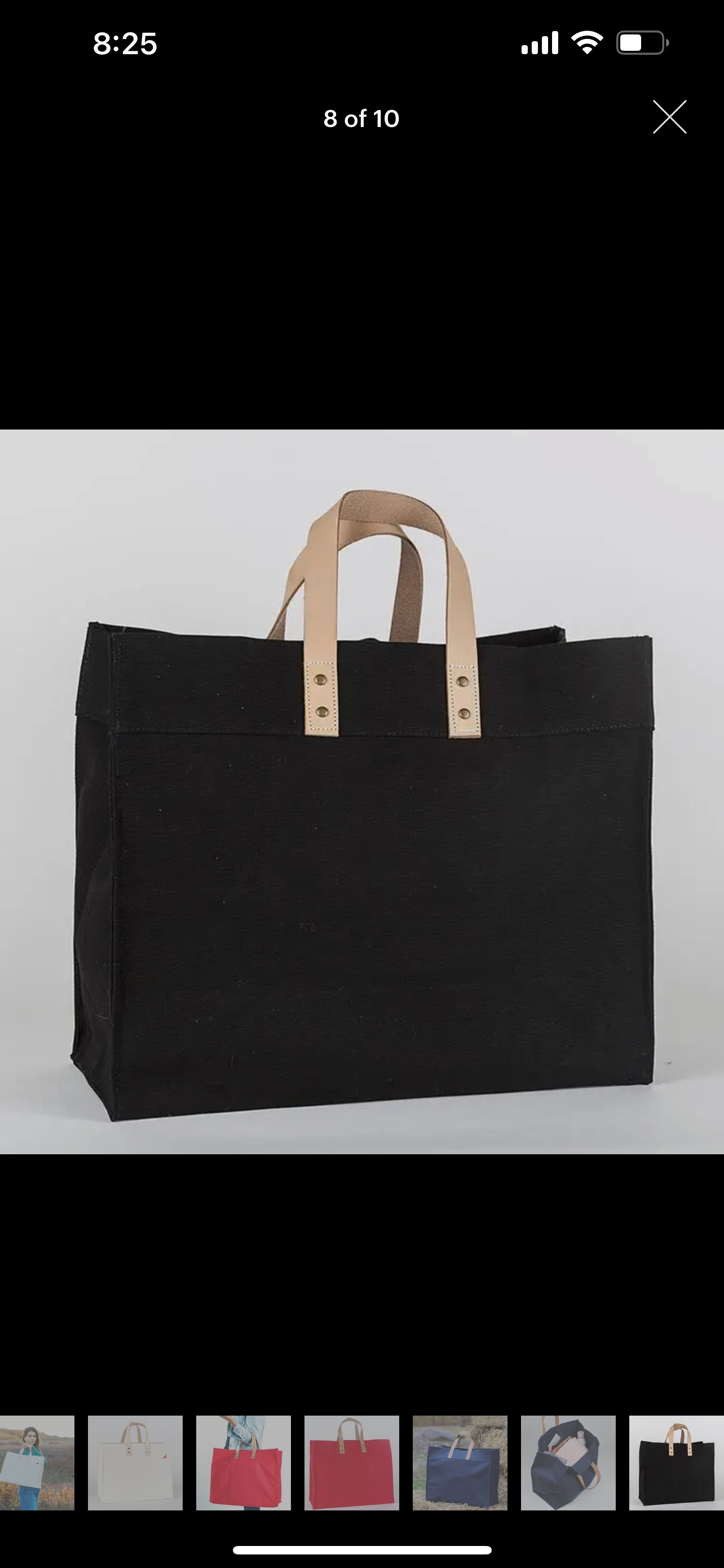 Canvas Box Tote
