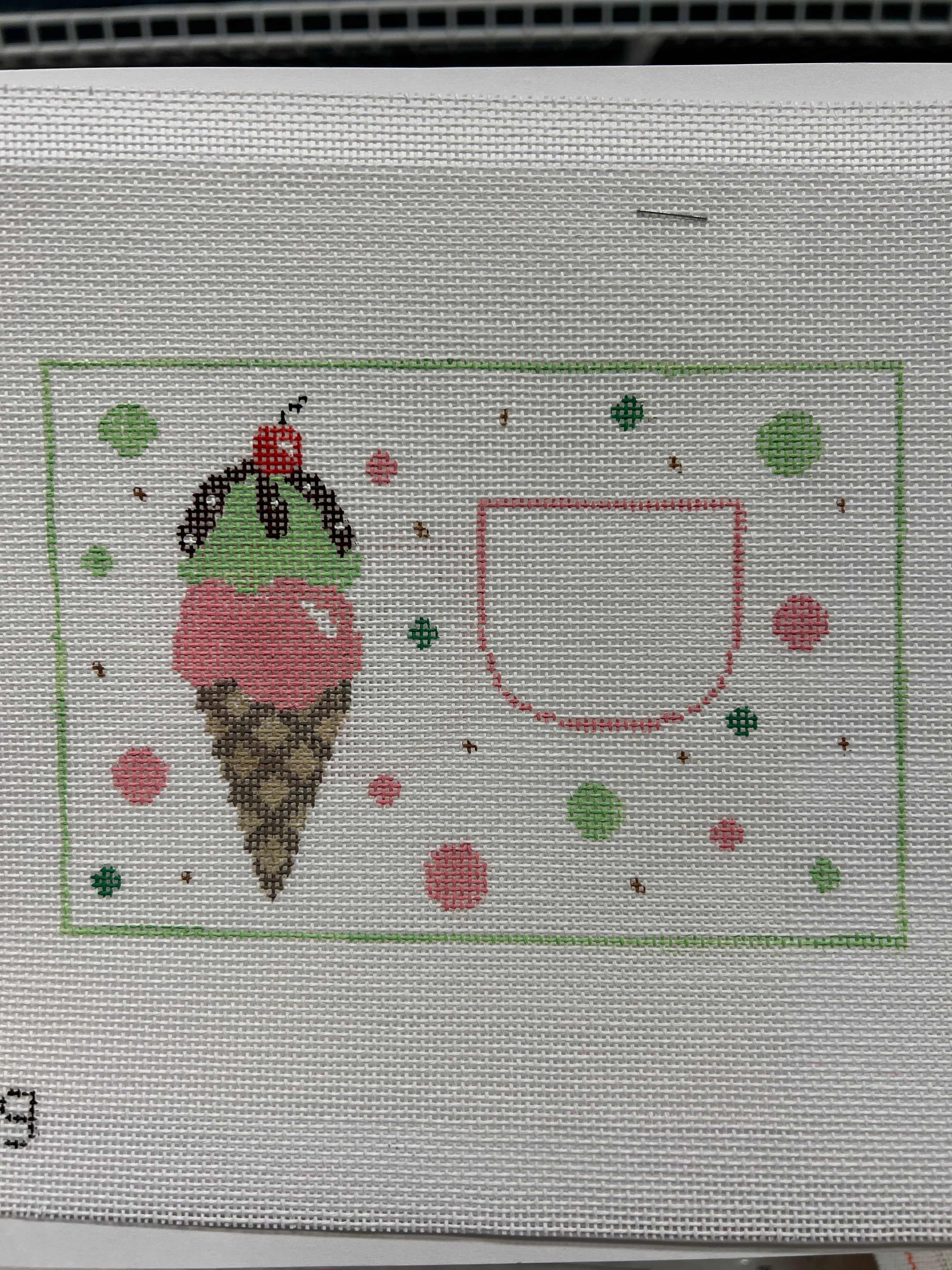 Ice Cream Tooth Fairy Pillow