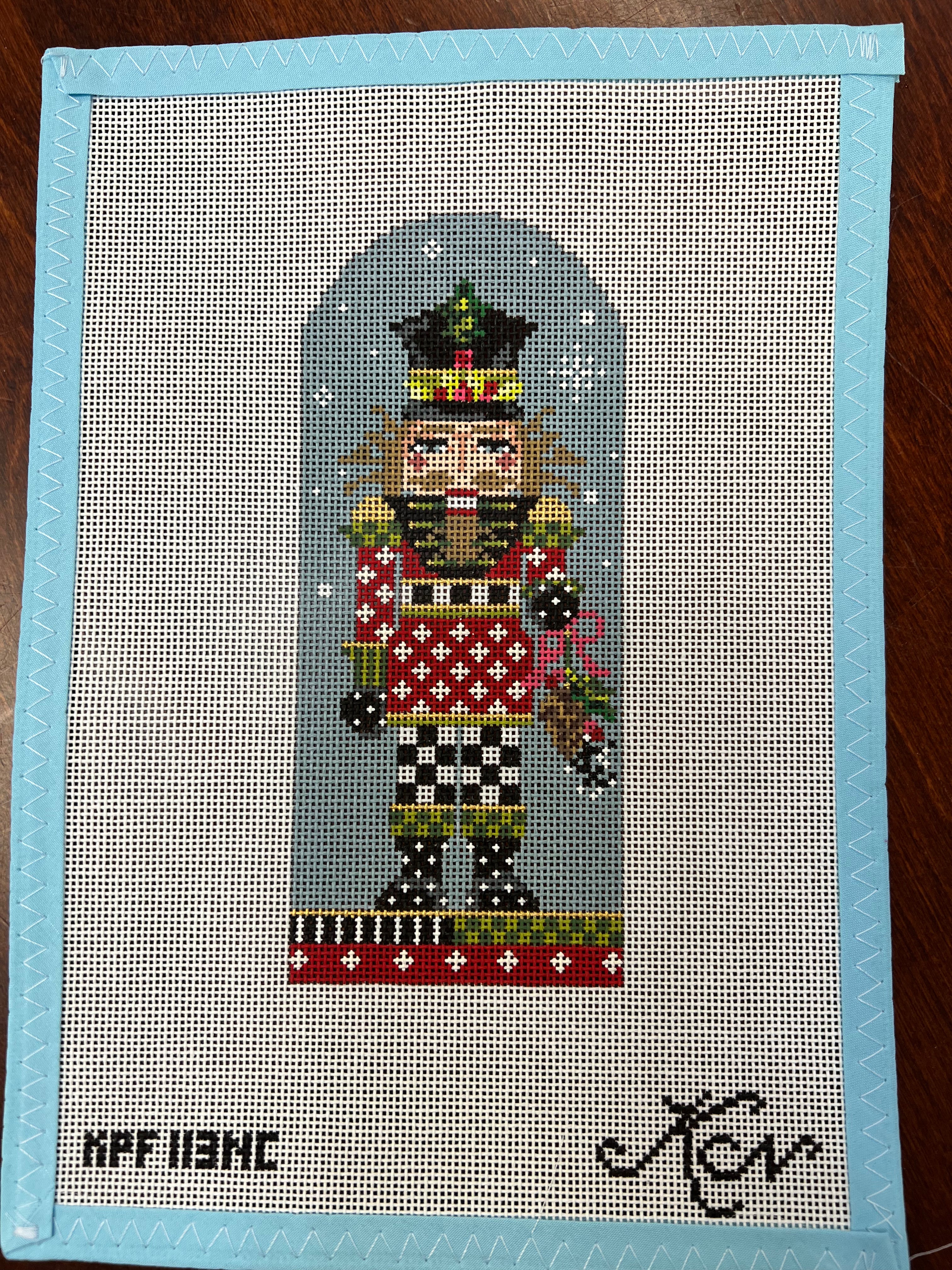 Polka Dot & Pinecone Nutcracker