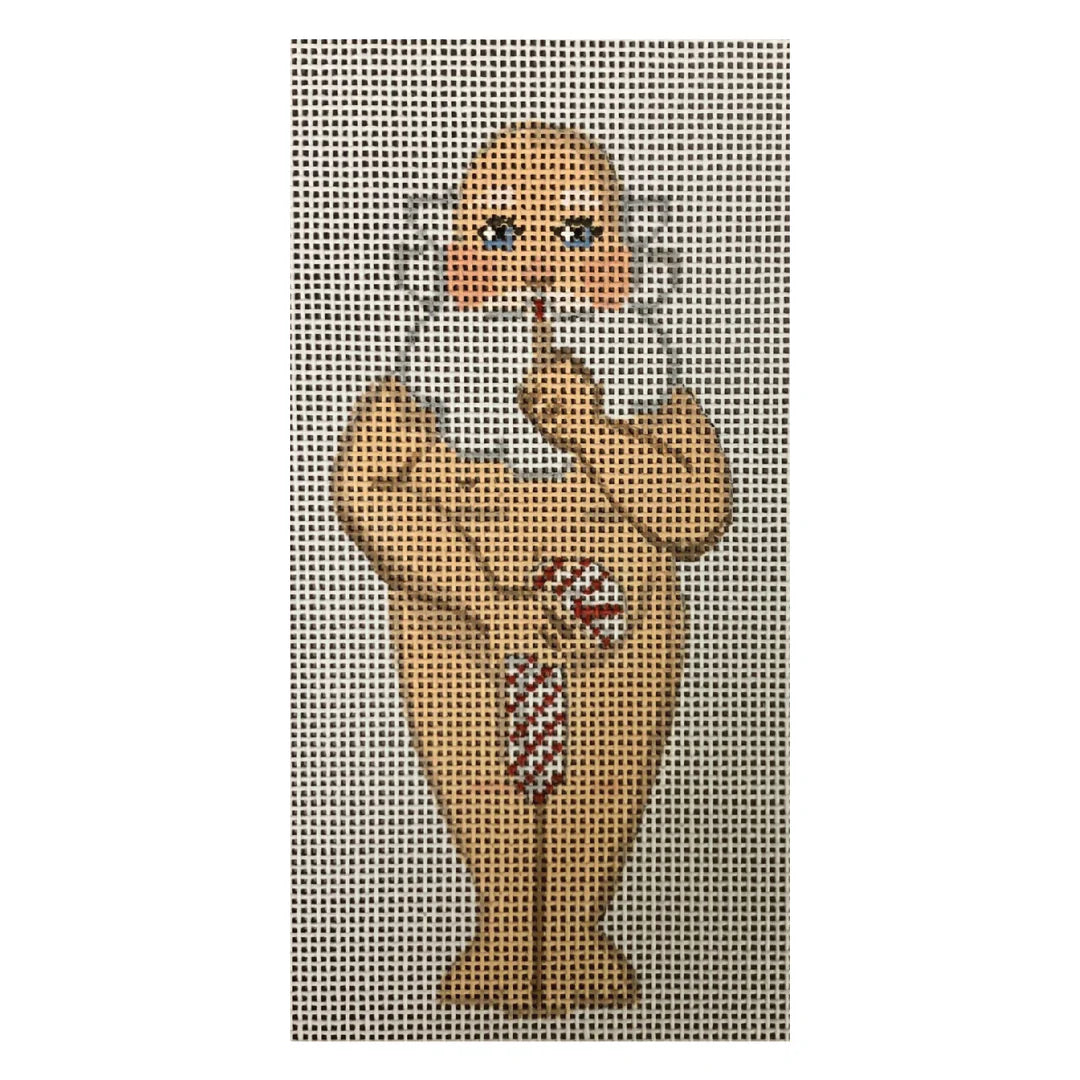 Santa with Candy Cane