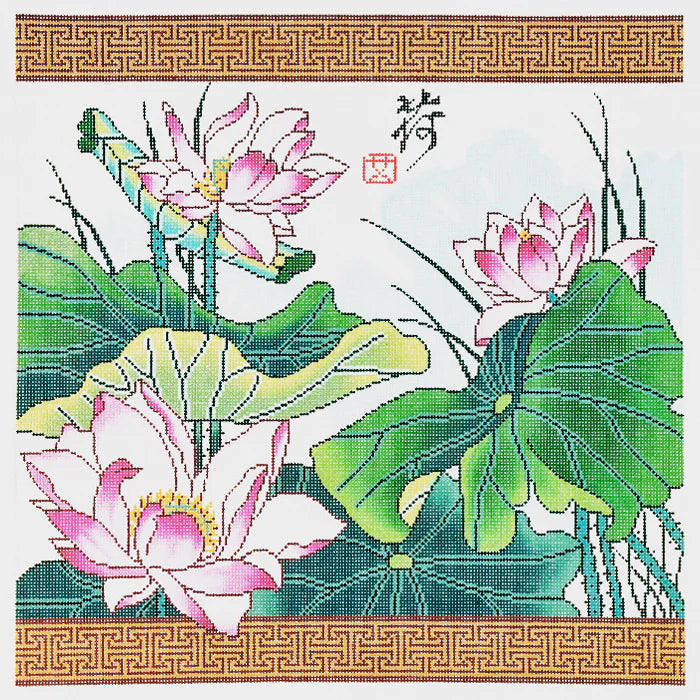 Lotus with Border
