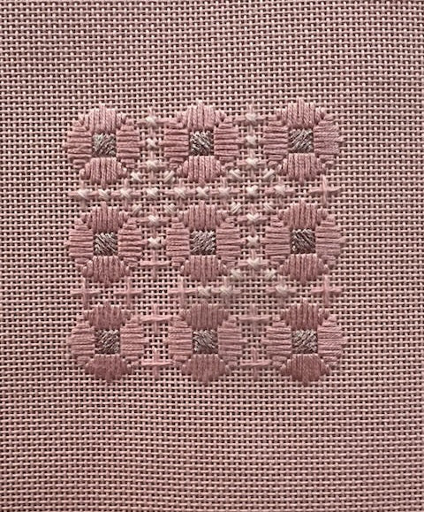 Stitching on Bare Colored Canvas with Allison Cotton