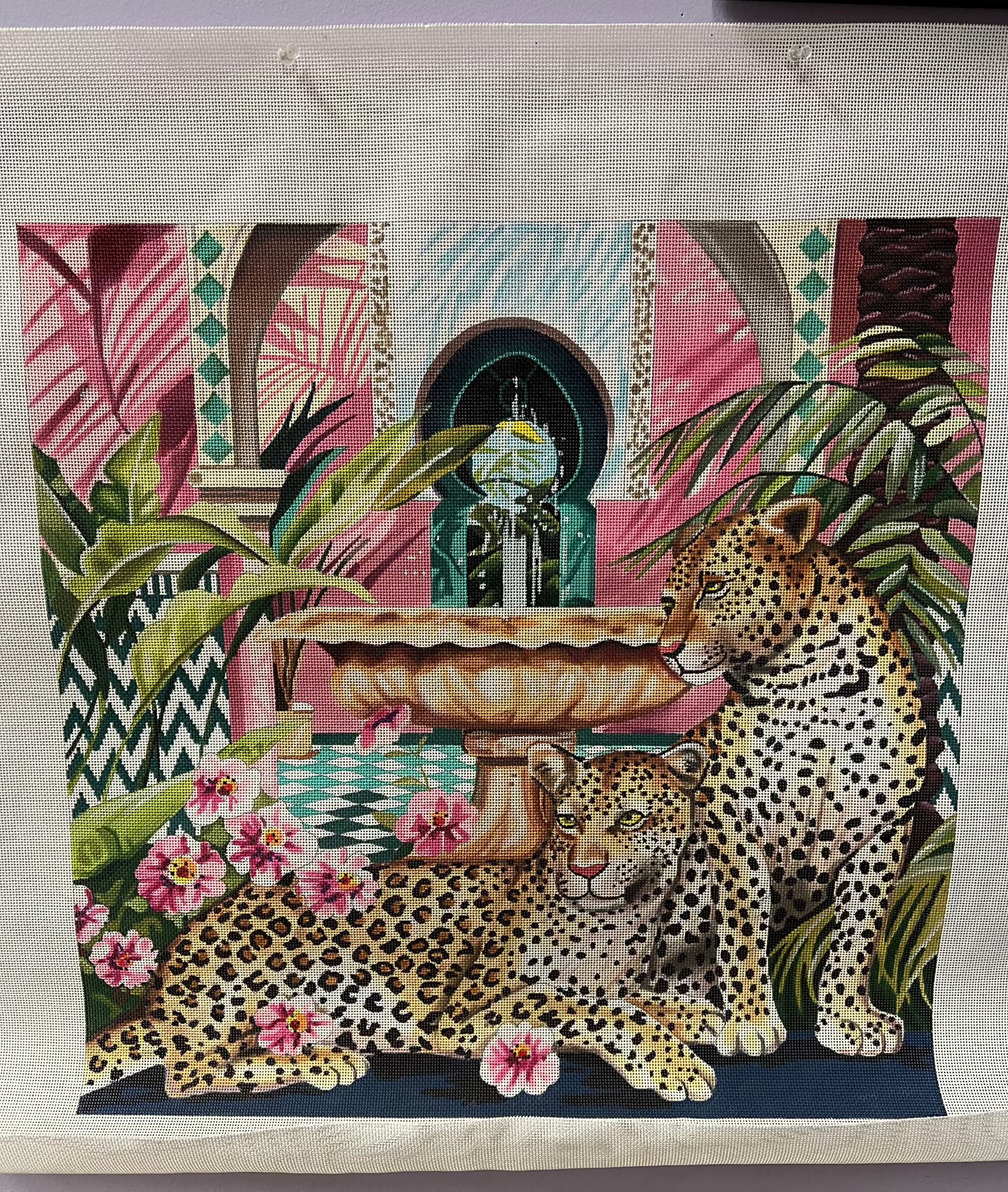 Leopards at the Fountain