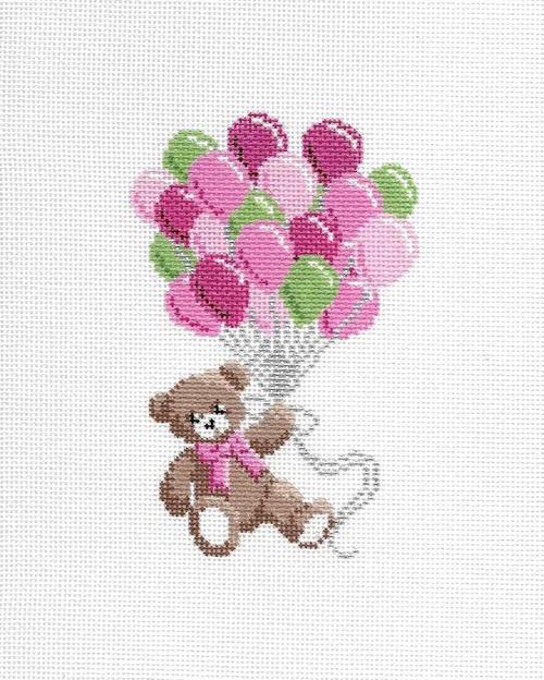Pink Bear Ballons