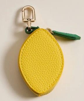 Genuine Leather Fruit Bag Charms