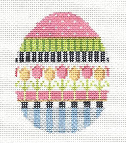 Tulip Patterened Egg