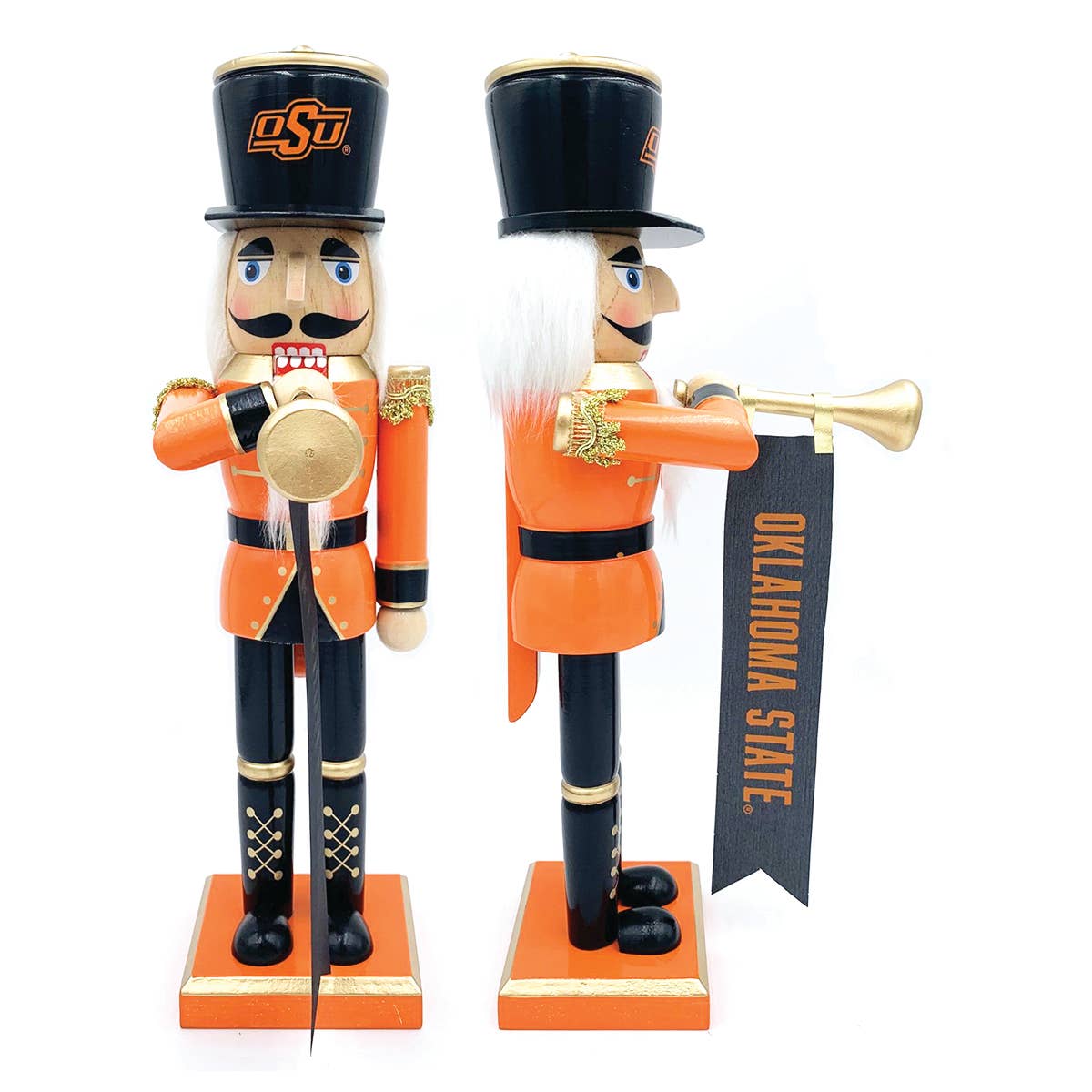 Oklahoma State Bugler Nutcracker, 14 inch
