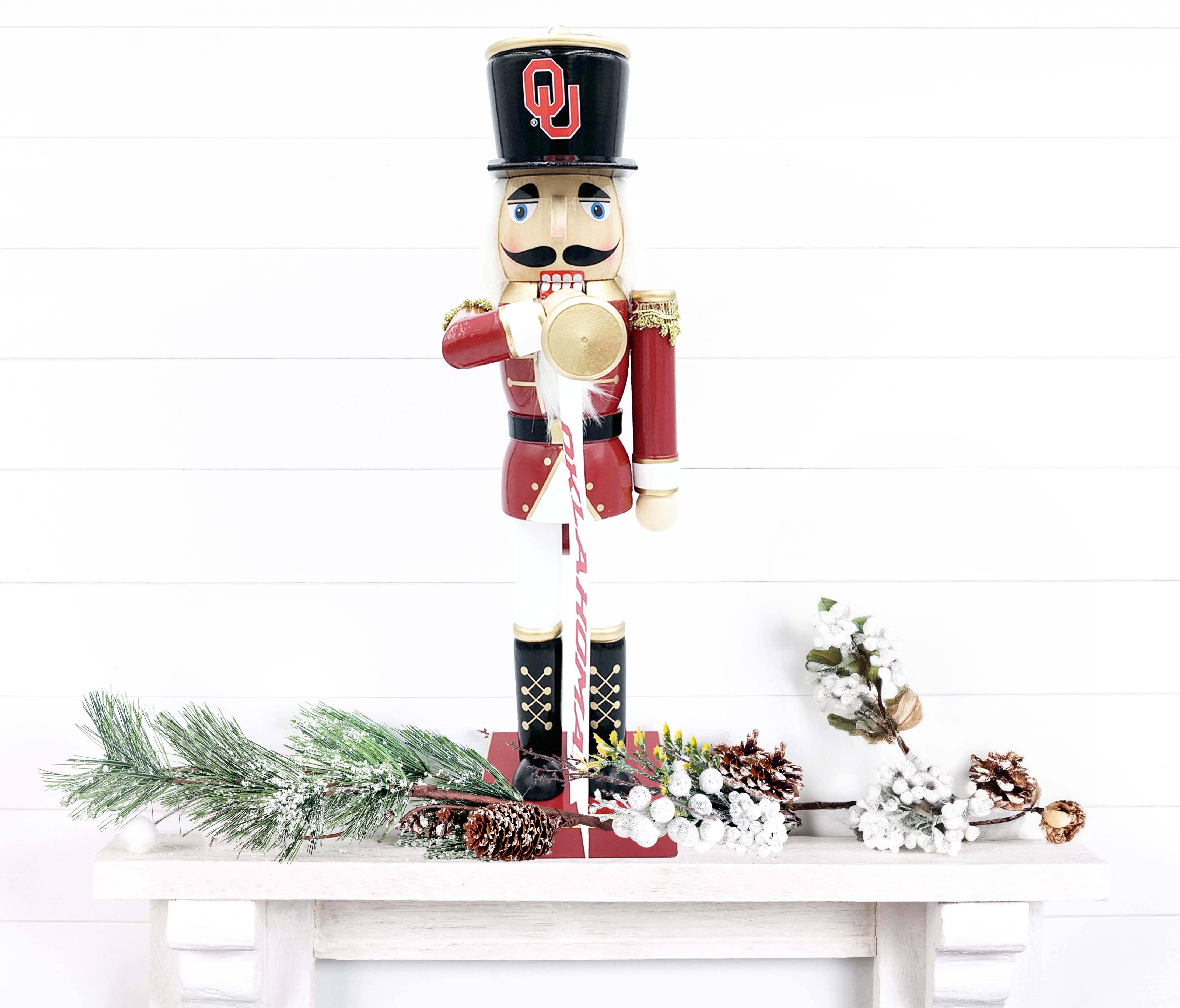 Oklahoma Bugler Nutcracker, 14 inch