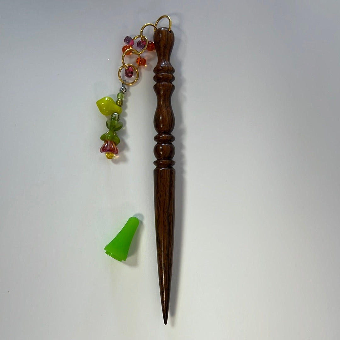 Laying Tool with Rings & Flower Beads
