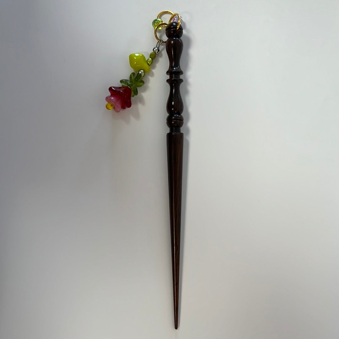 Laying Tool with Rings & Flower Beads