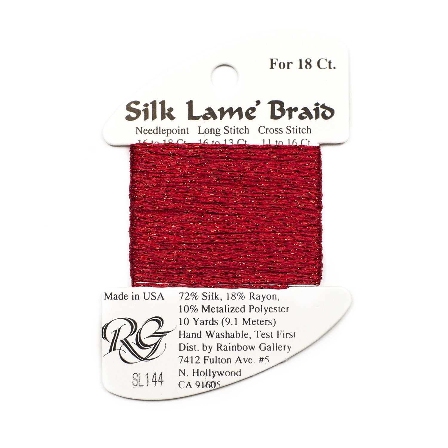 Silk Lame' Braid 18 SL001 - SL99