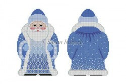 Snowflake Santa Blue