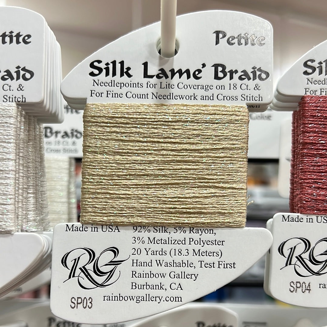 Petite Silk Lame` Braid SP001 - SP099