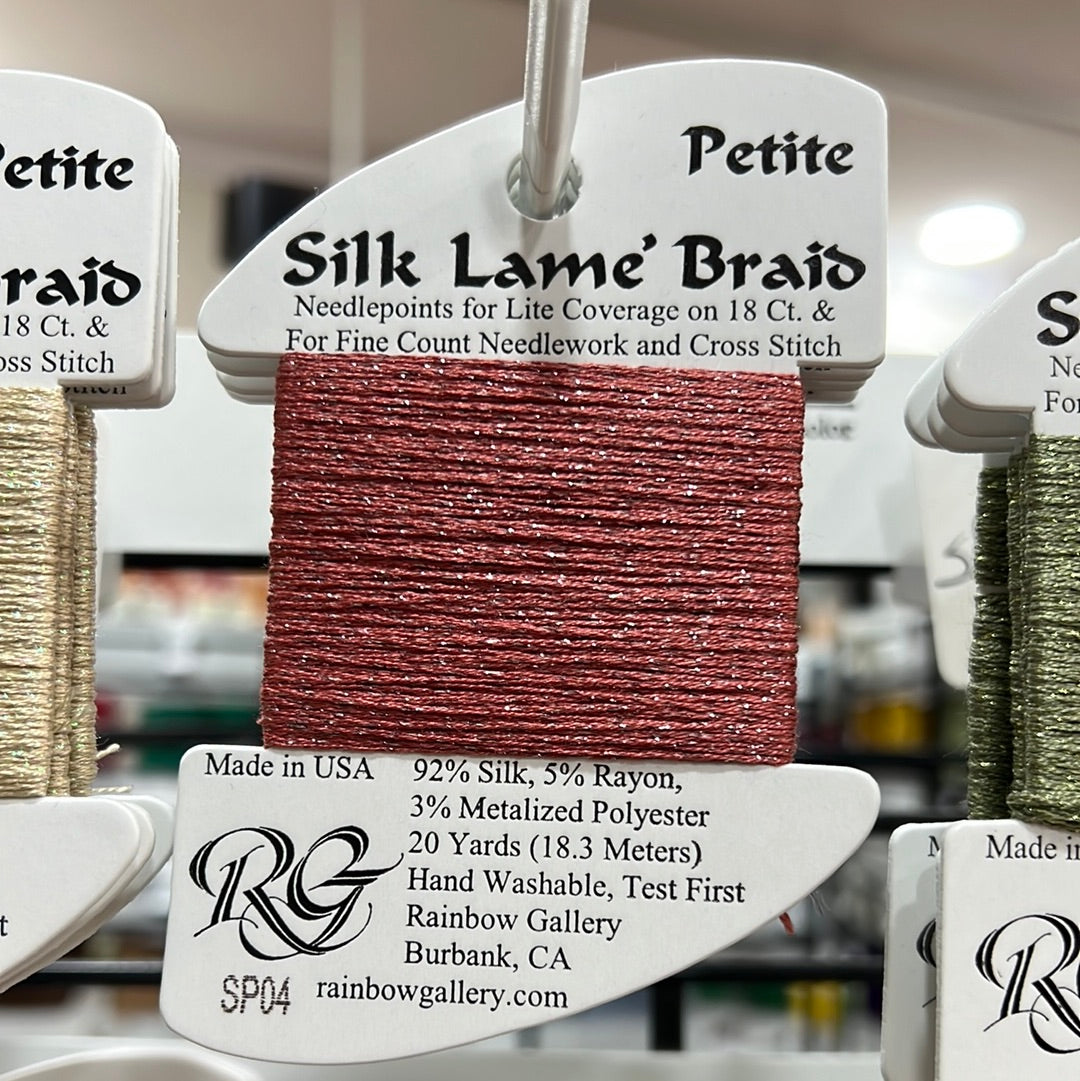 Petite Silk Lame` Braid SP001 - SP099