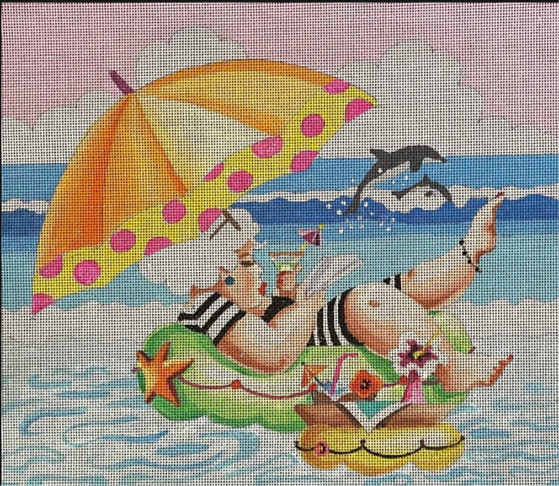 Lady in Floatie
