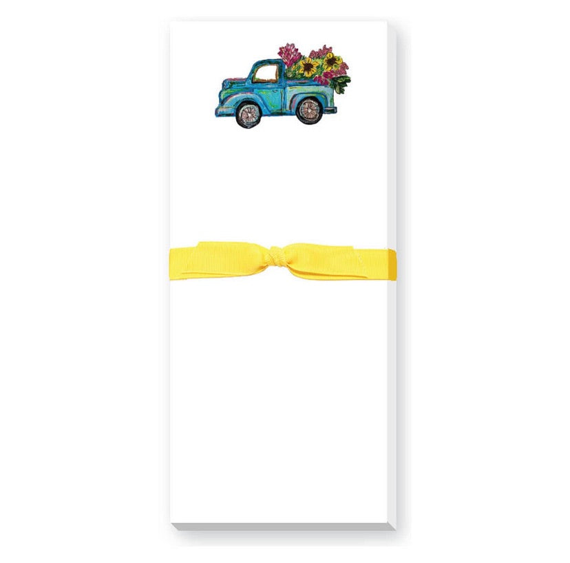 Flower Truck Skinnie Notepad