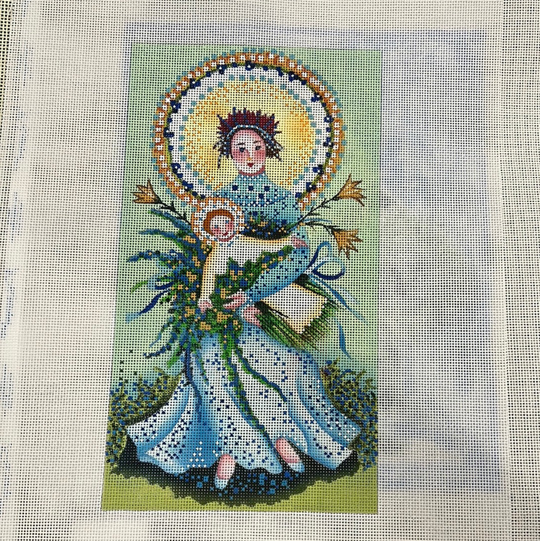 Blue & Yellow Madonna