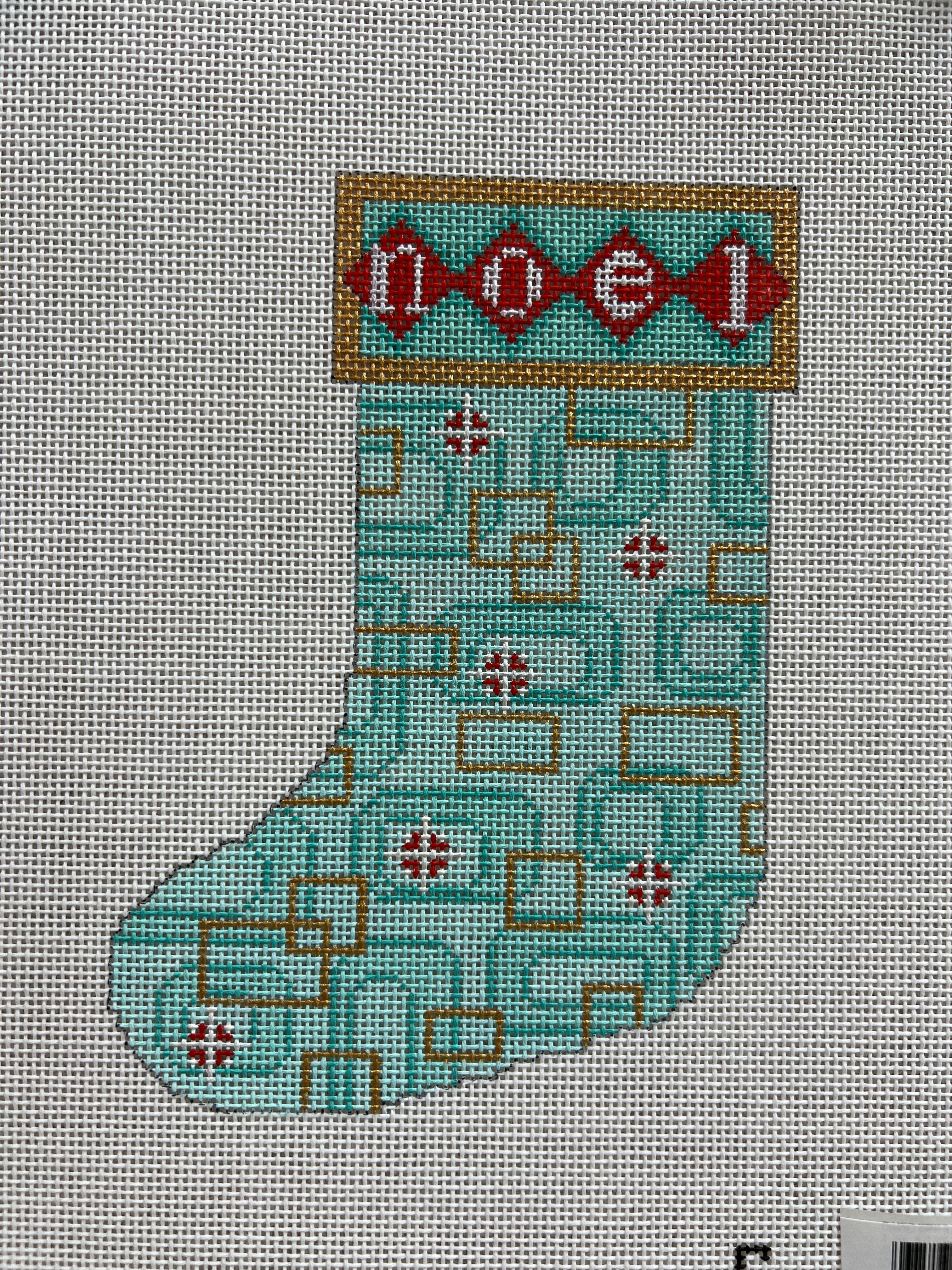Mod Noel mini stocking
