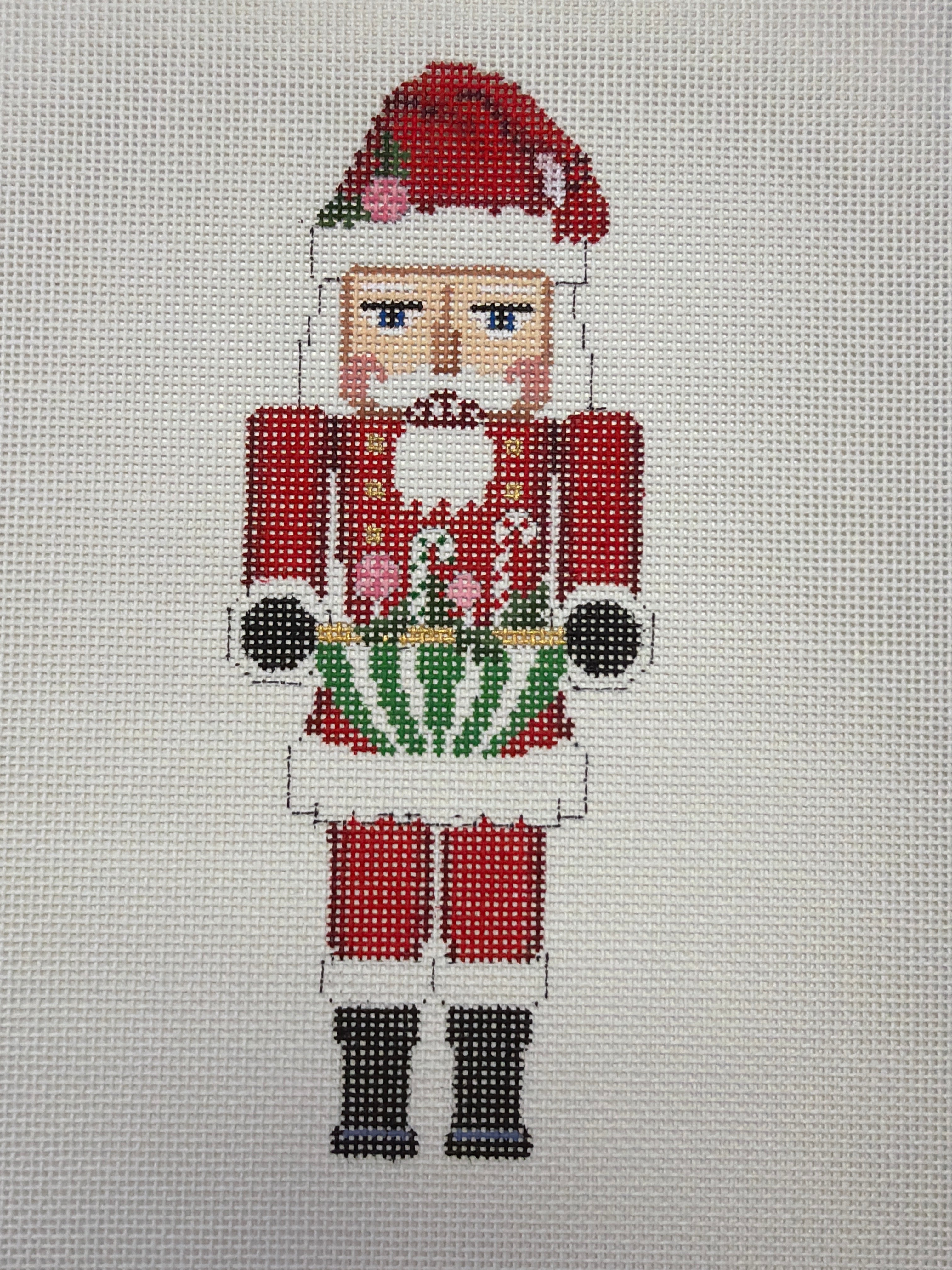 Nutcracker Candy Bowl Santa