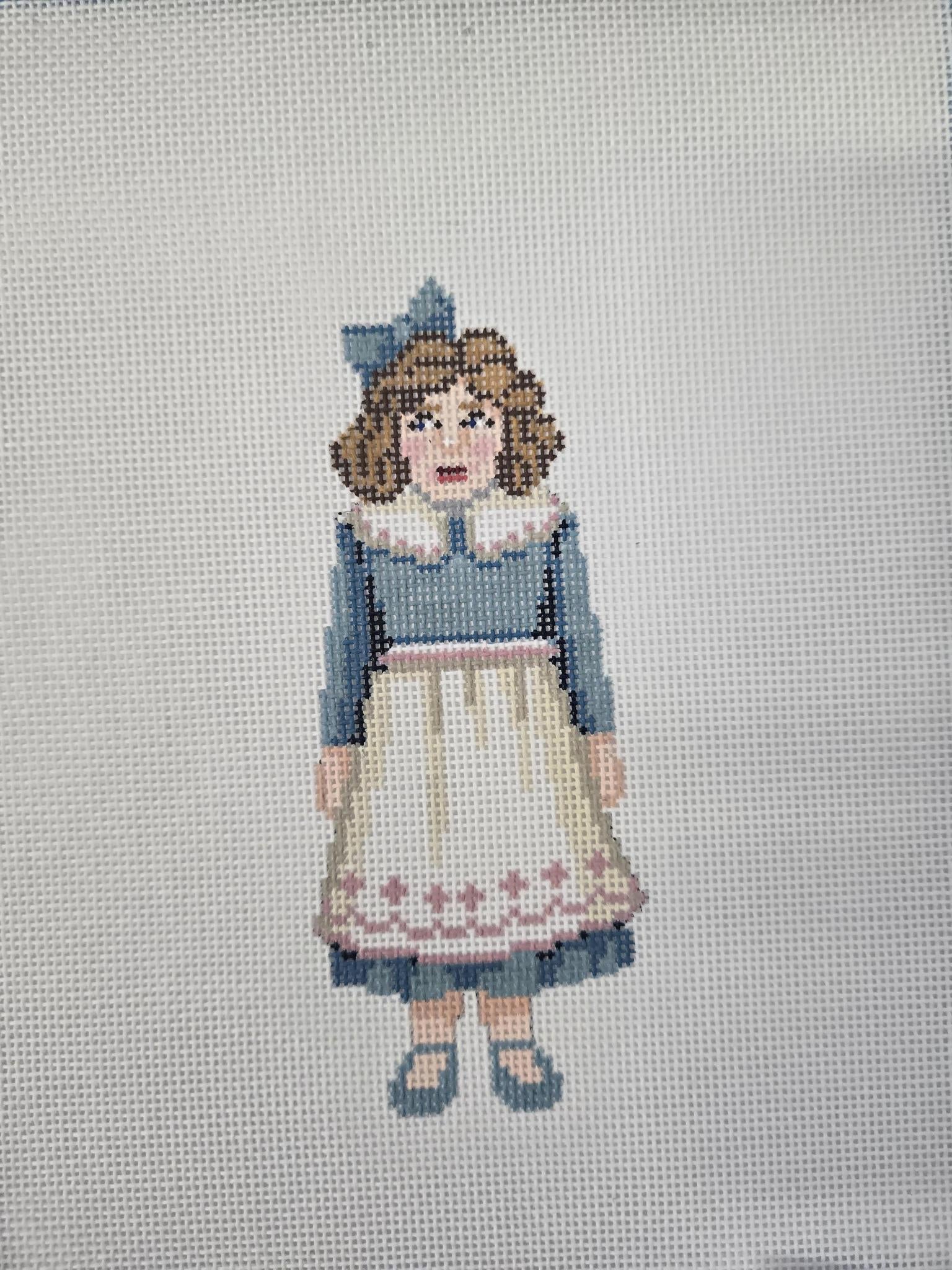 Doll in Blue Dress