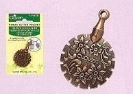 Thread Cutter Pendant (Antique Gold)