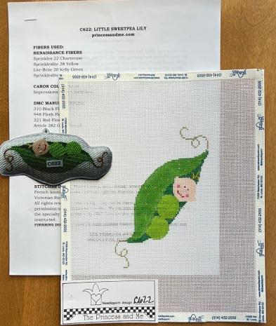 Little Sweet Pea Lily w/Stitch Guide