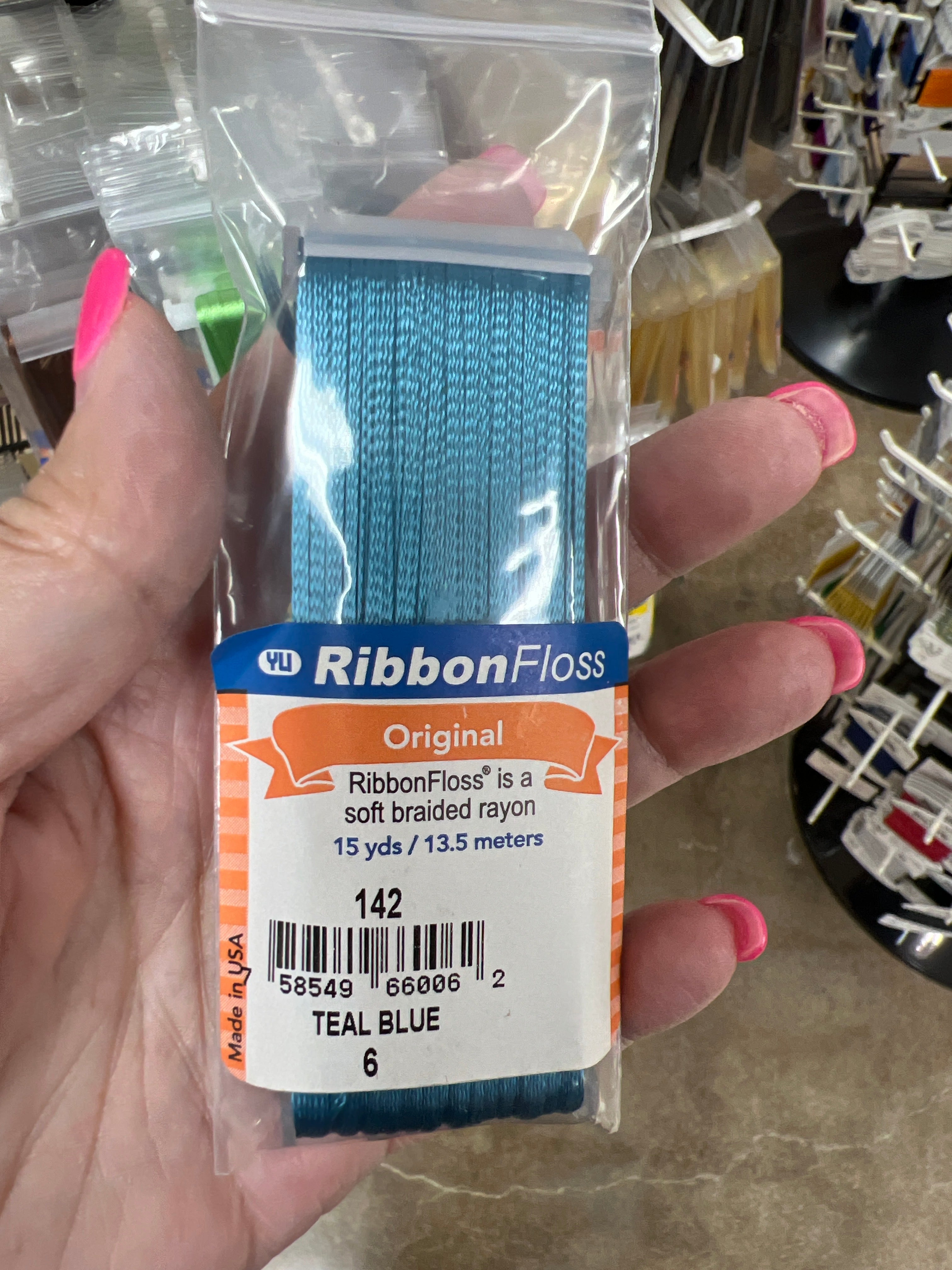 Ribbon Floss 142-006 Teal Blue
