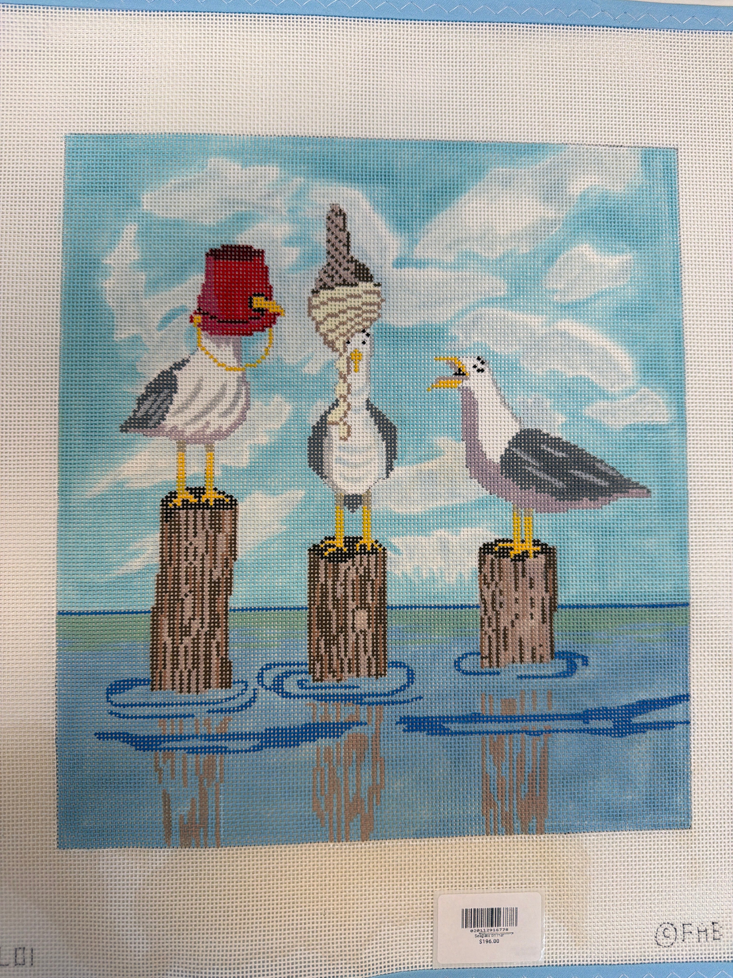 Seagulls on Pier