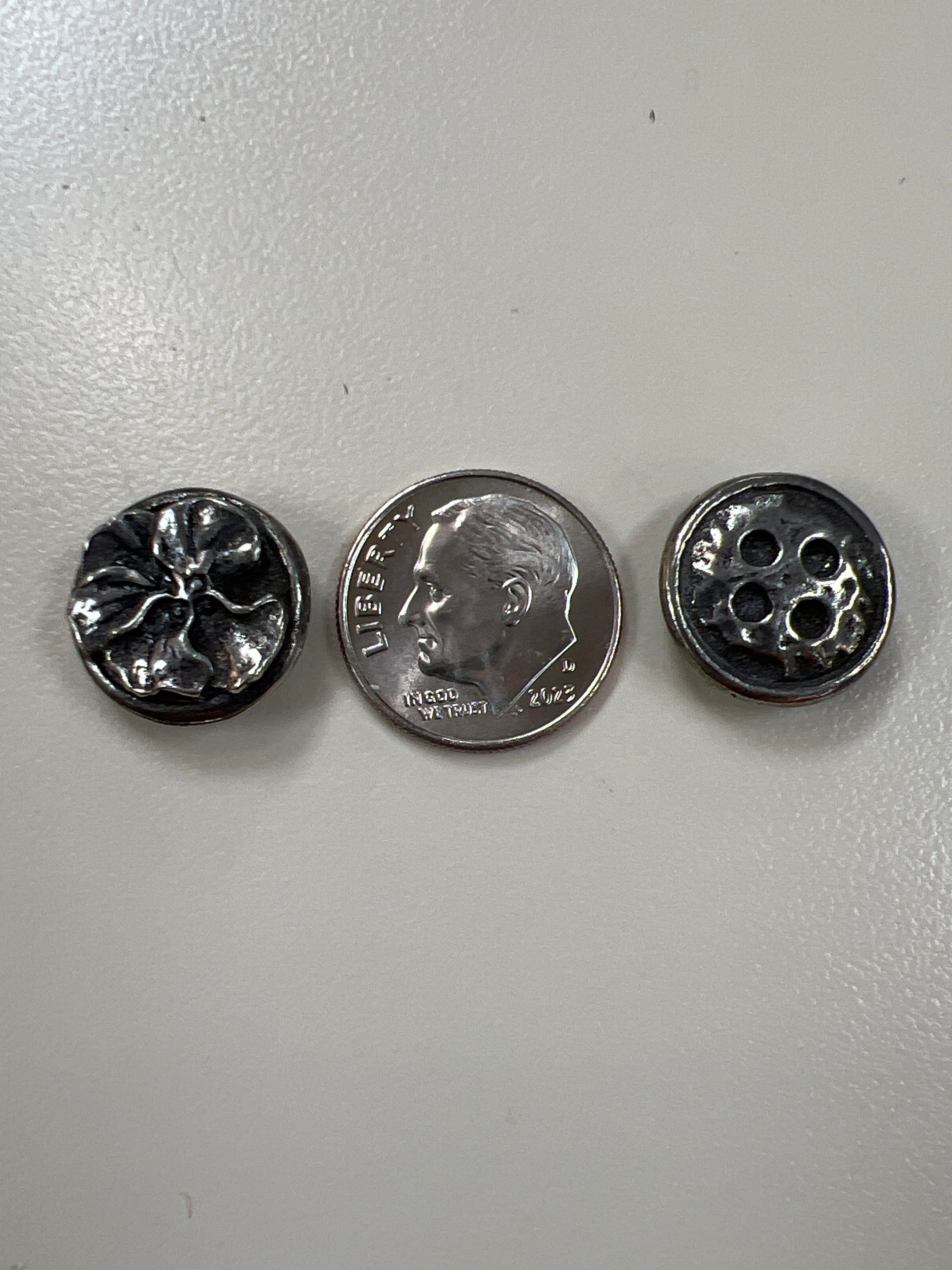 Pewter Mini Magnets  1/2"
