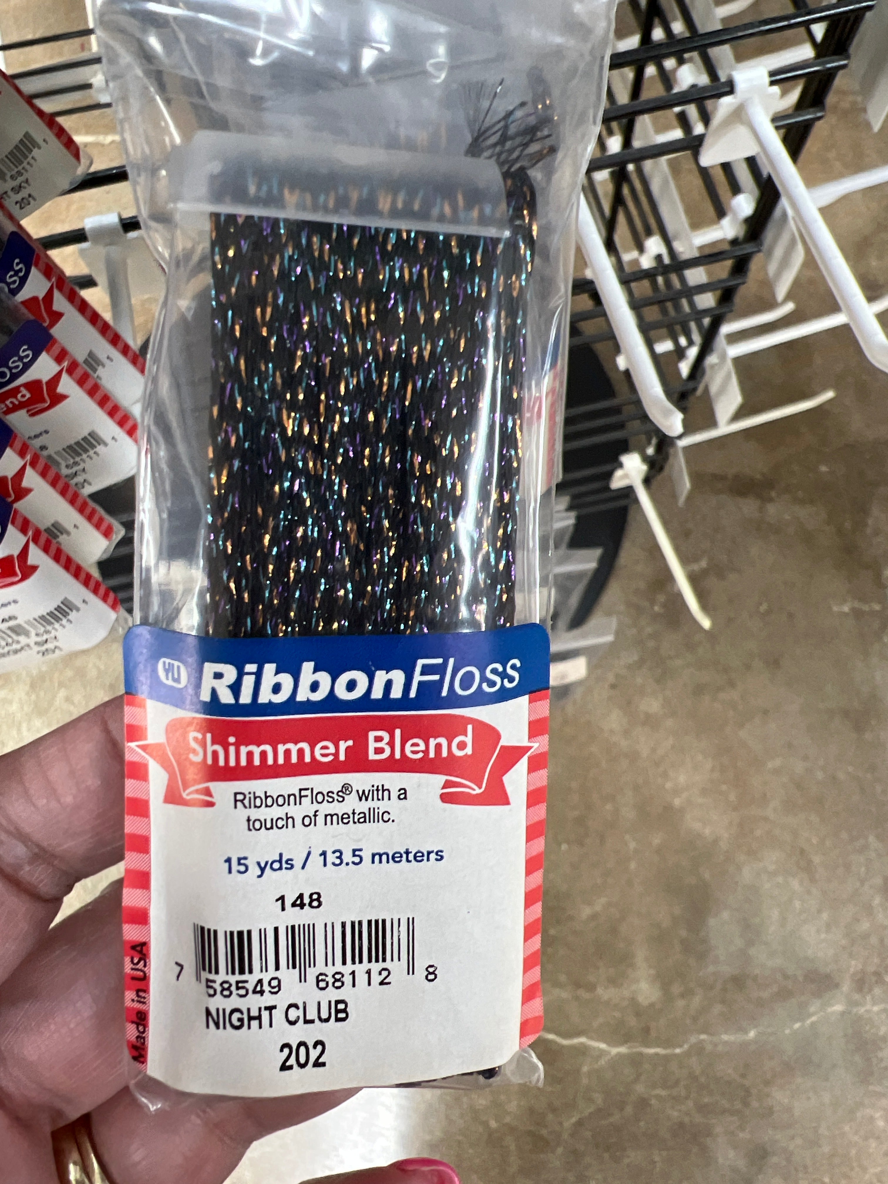 Ribbon Floss Shimmer 148-202 Night Club