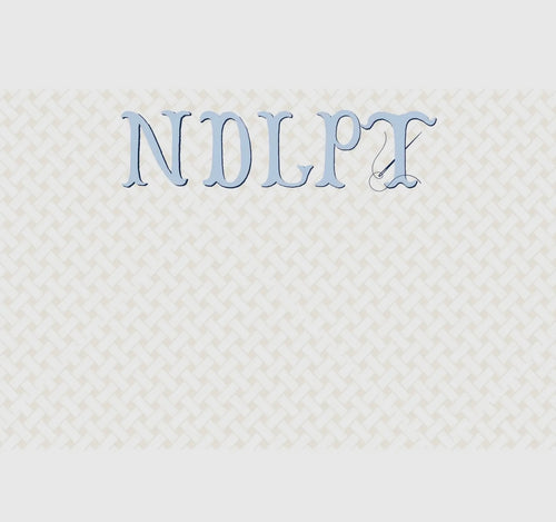 NDLPT (Needlepoint) Slab Notepad see