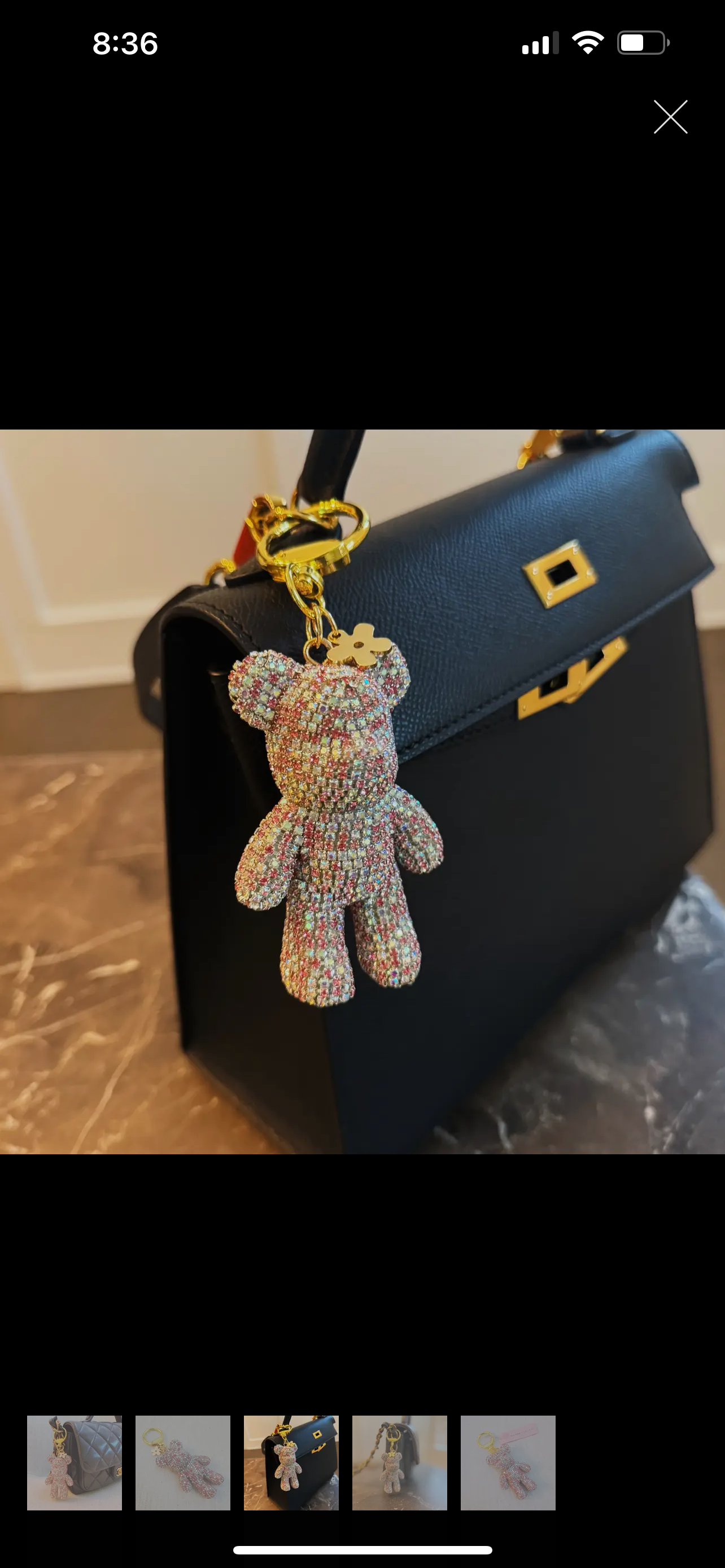 Twinkle Teddy Bag Charm