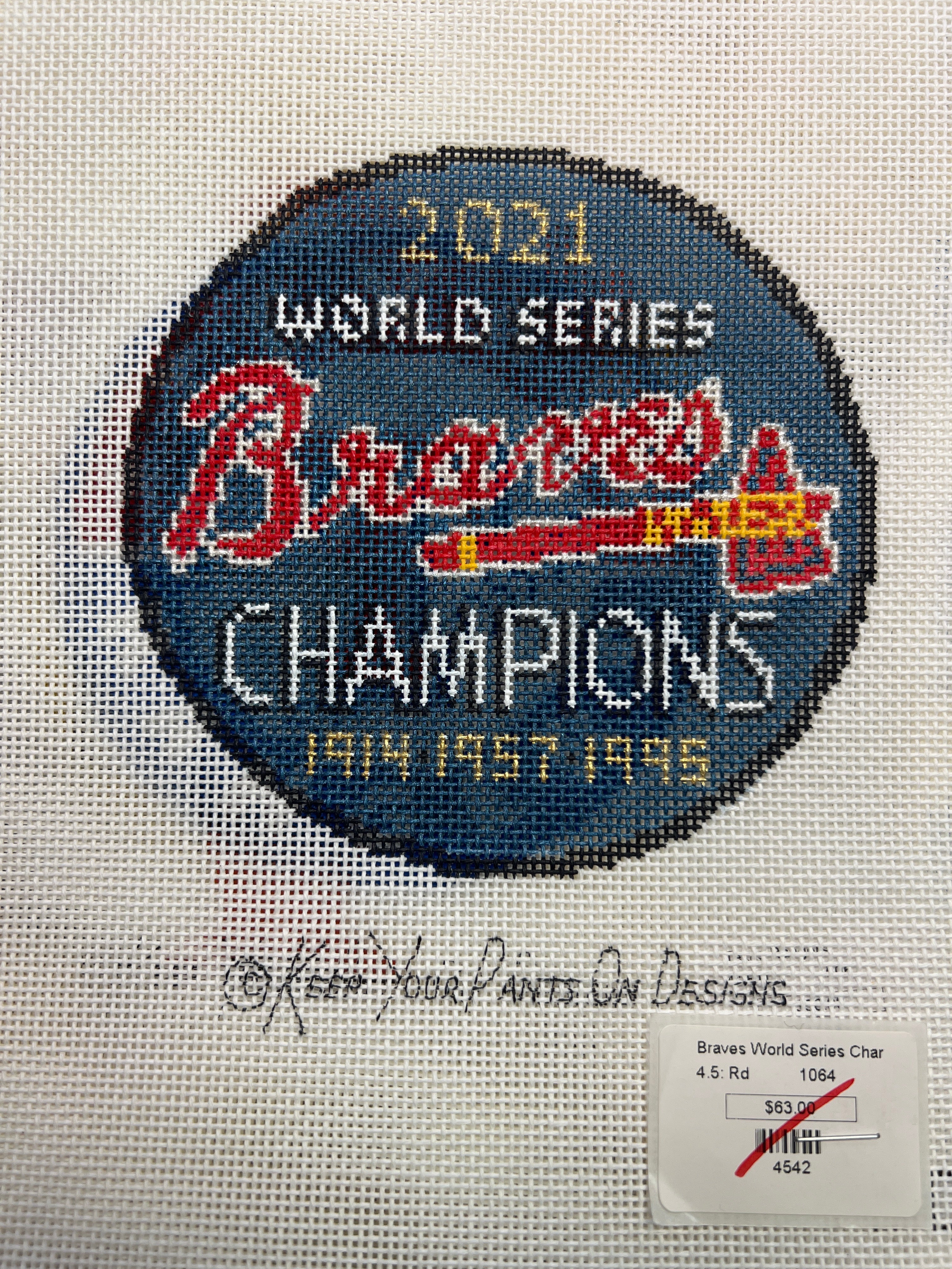 Braves World Series ornament