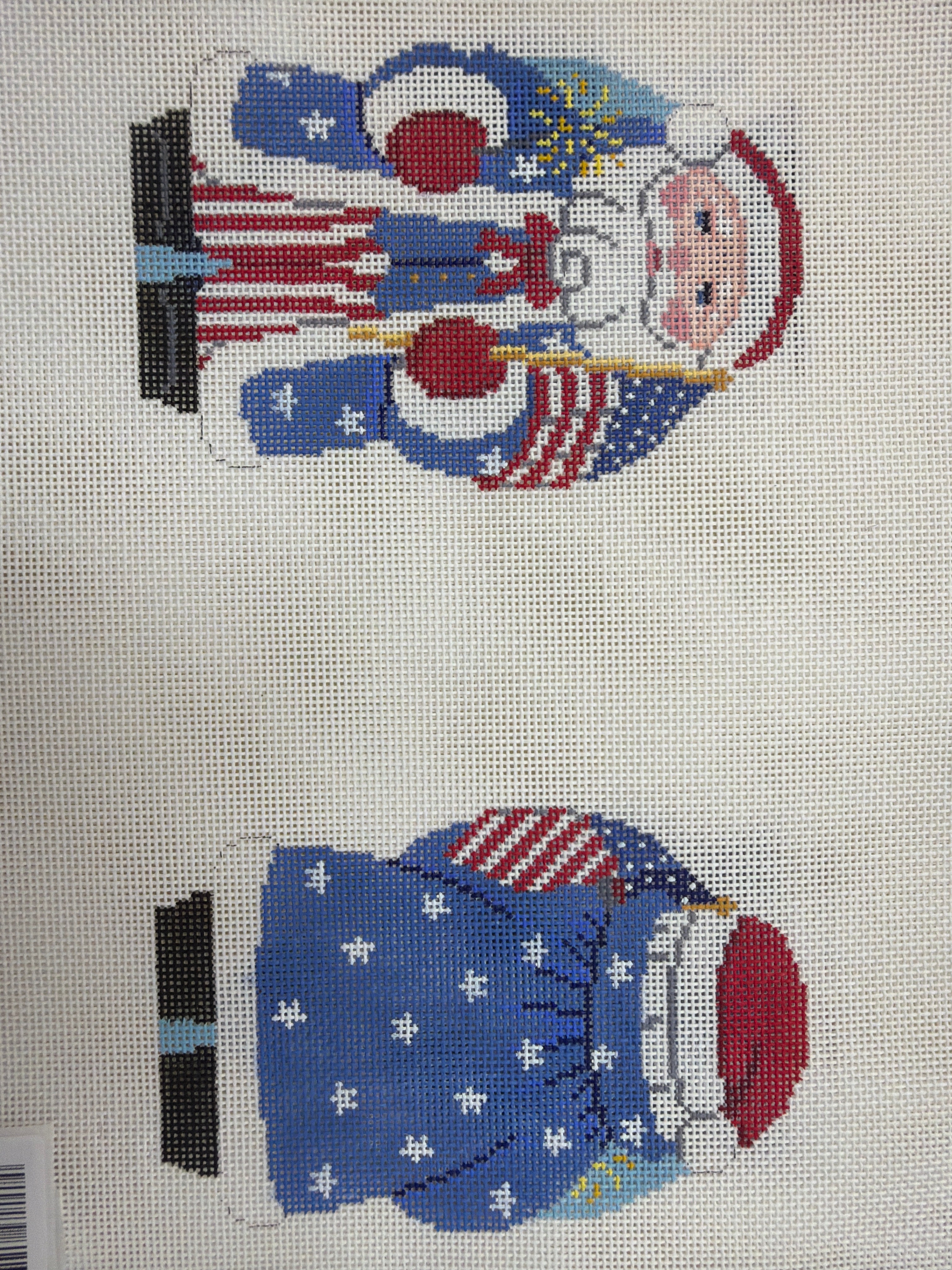 Stars and Stripes Santa