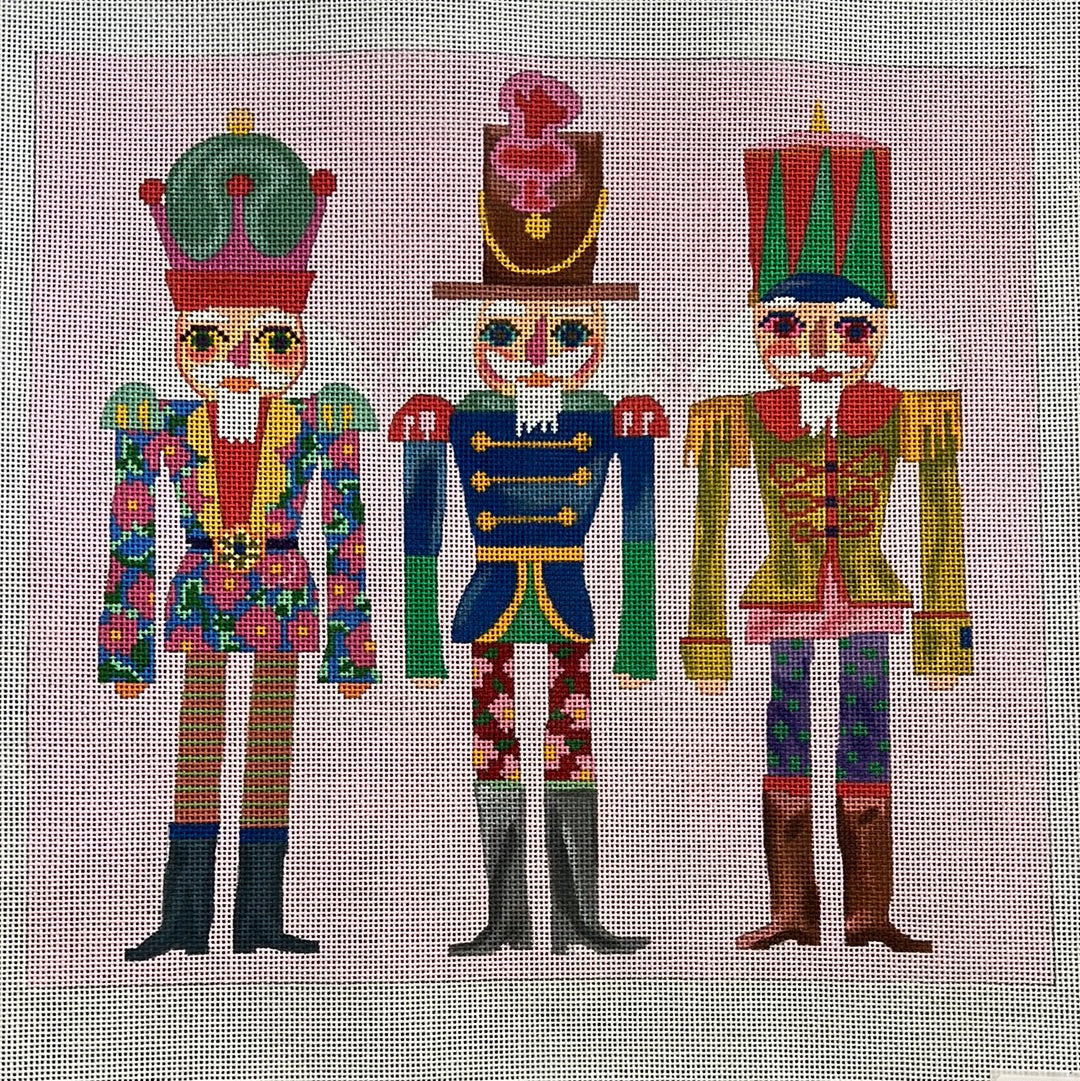 Three Colorful Nutcrackers