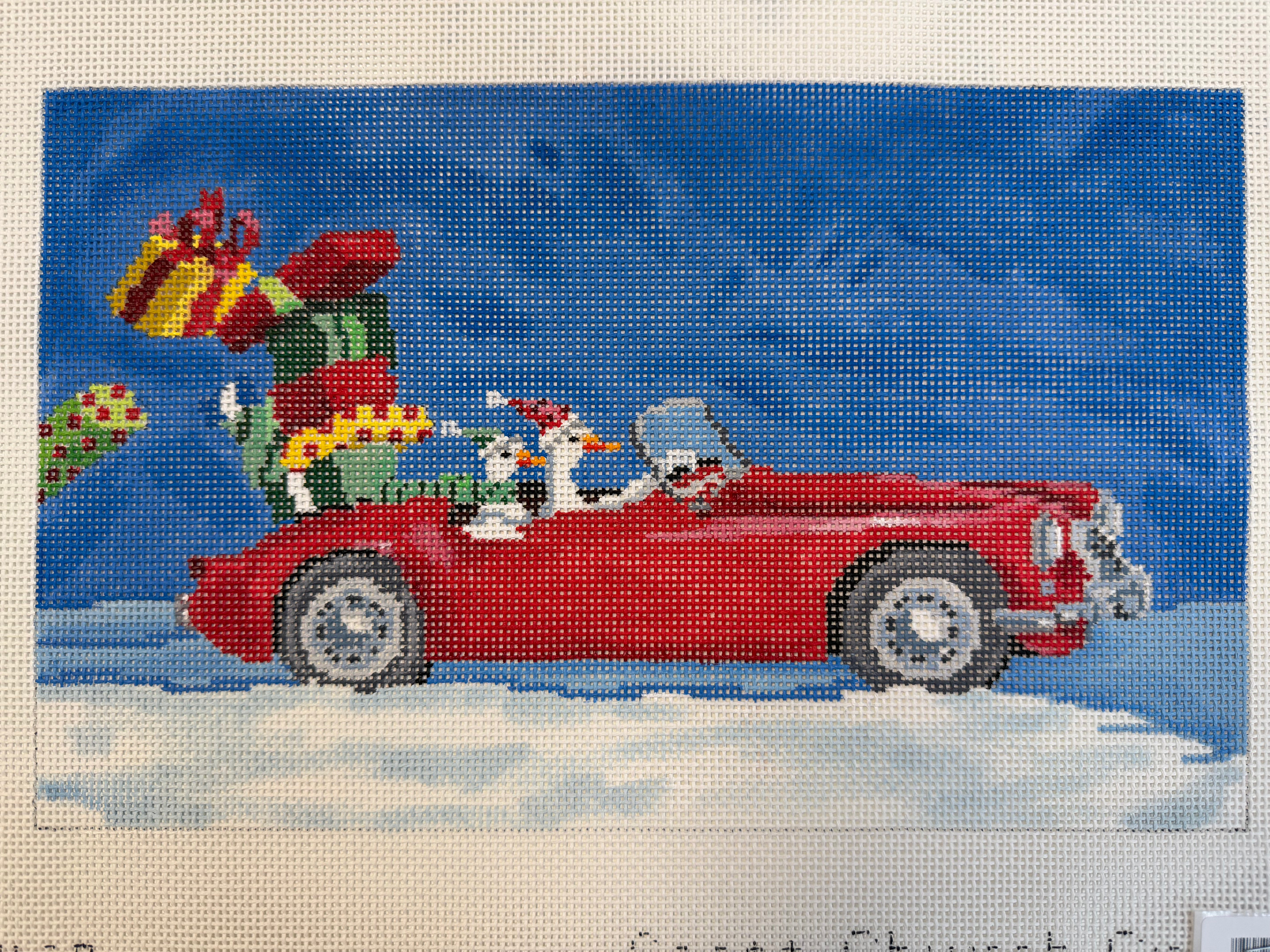 Hot Rod Christmas Geese