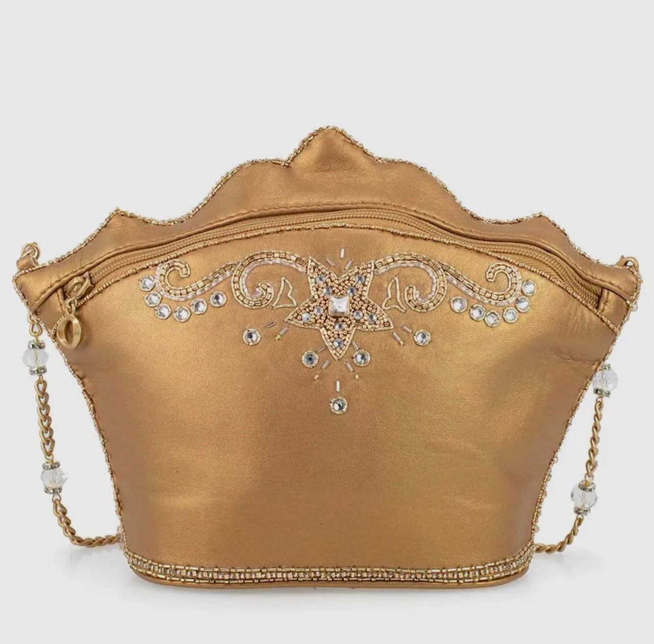 Golden Rule Beaded Crossbody / Handbag