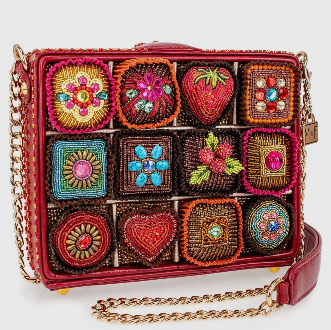 Beaded Box Of Chocolates Bag